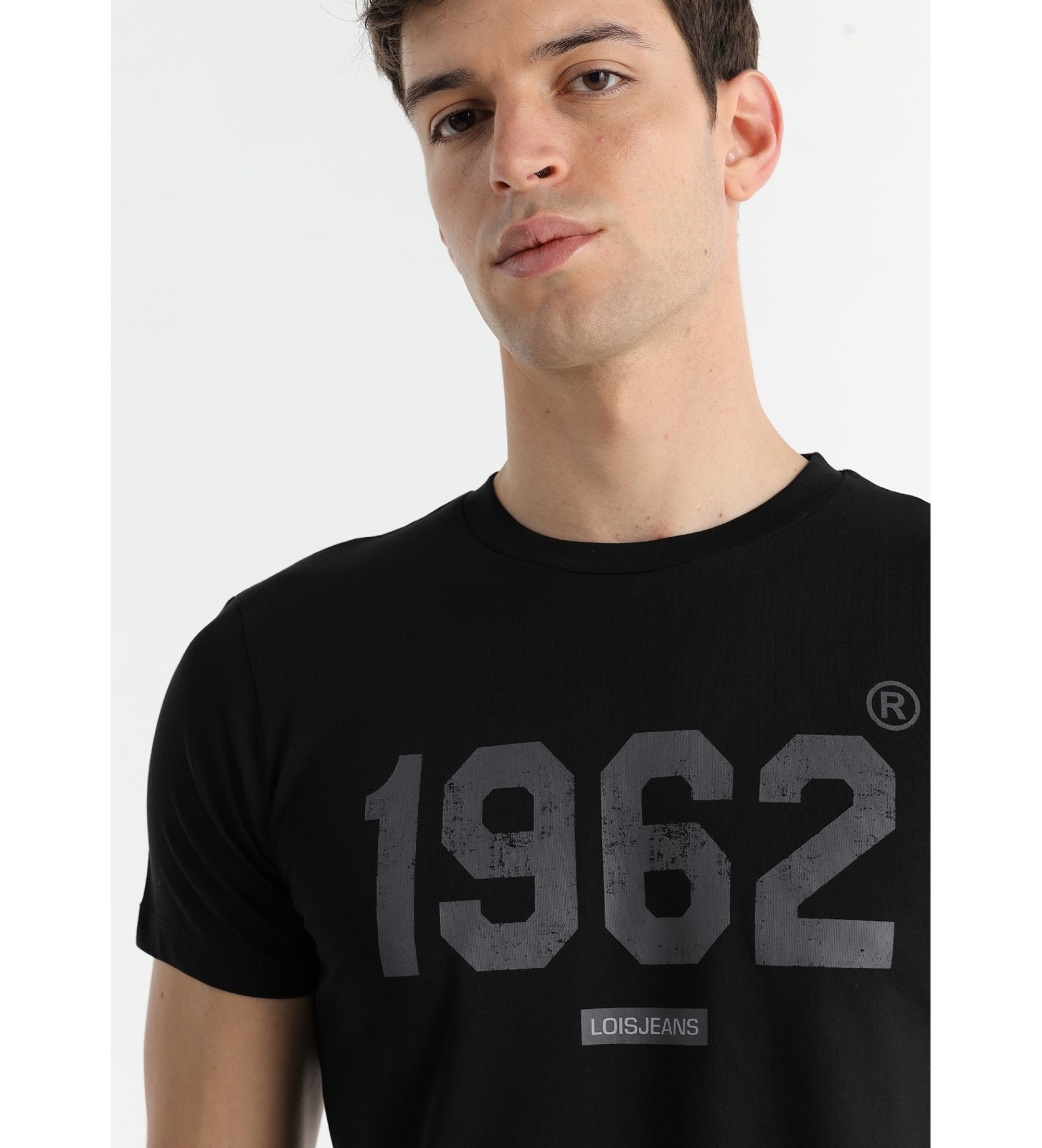 Lois Jeans T-shirt 1962 czarny