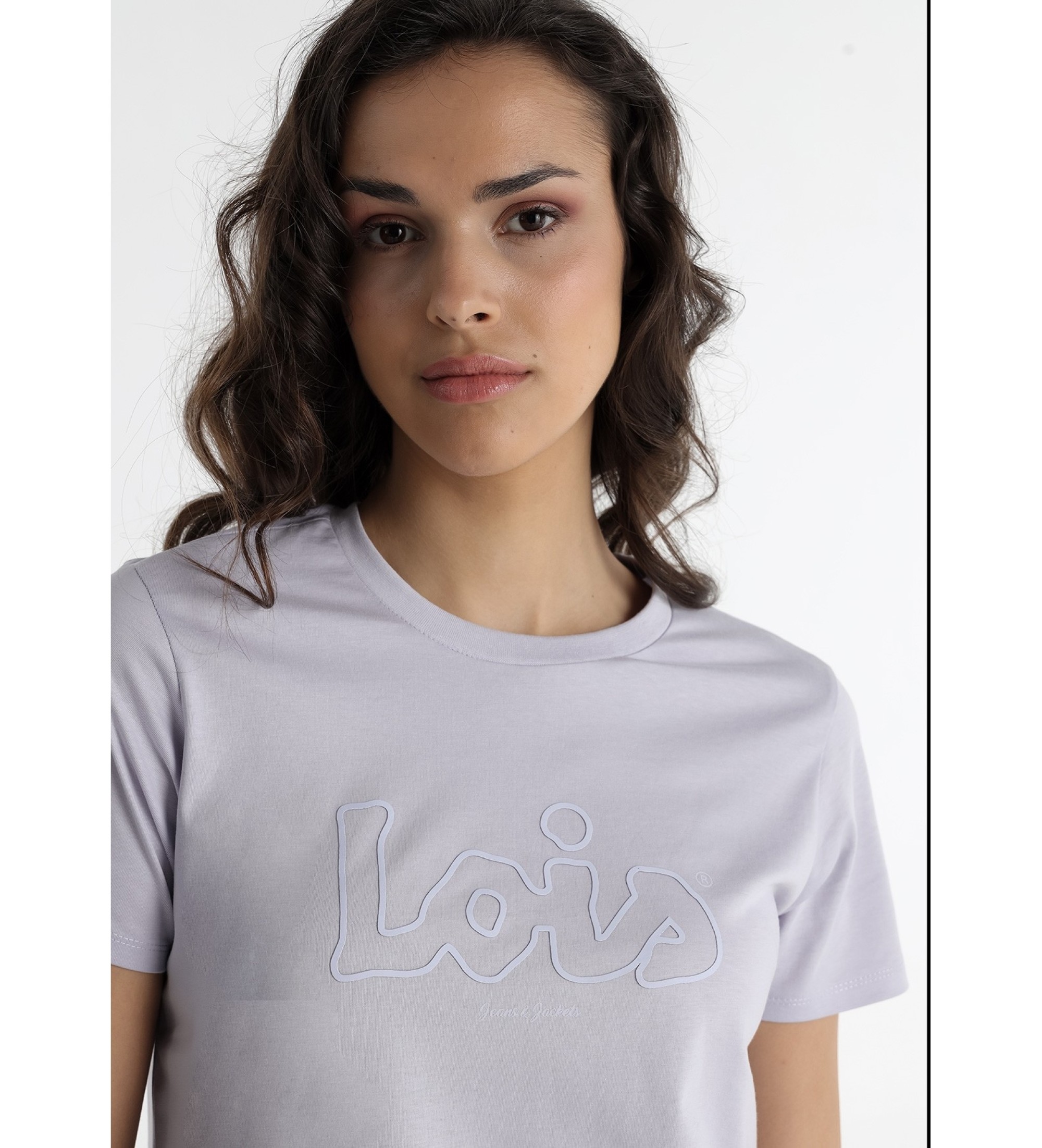 Lois Jeans Lila t-shirt met korte mouwen