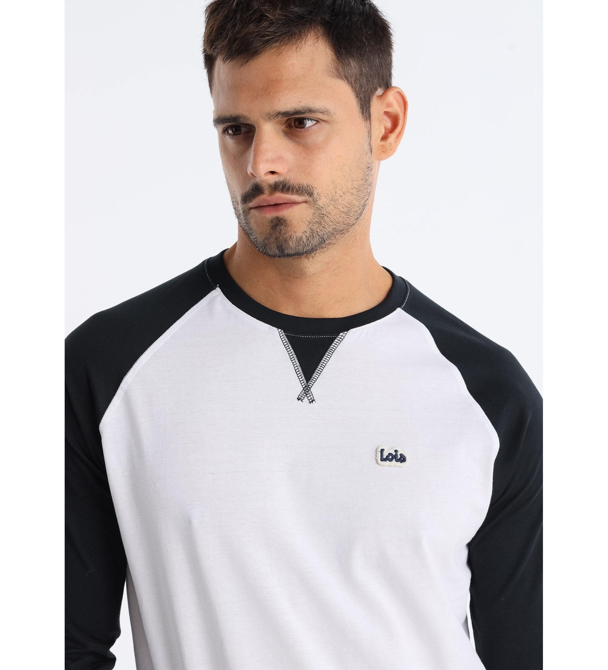 Lois Jeans Alexe Tesnim T-shirt biały