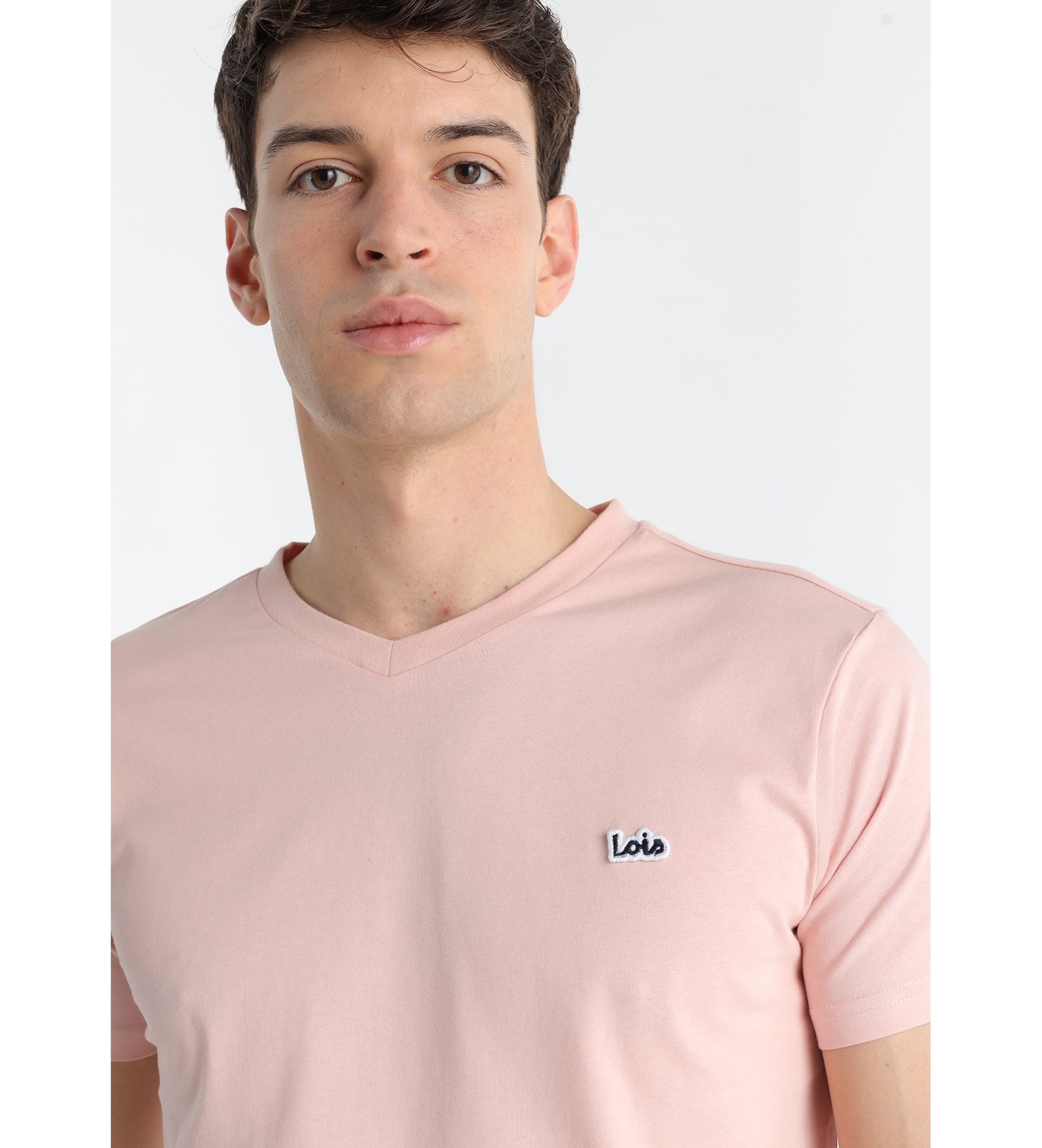 Lois Jeans Basic pink T-shirt