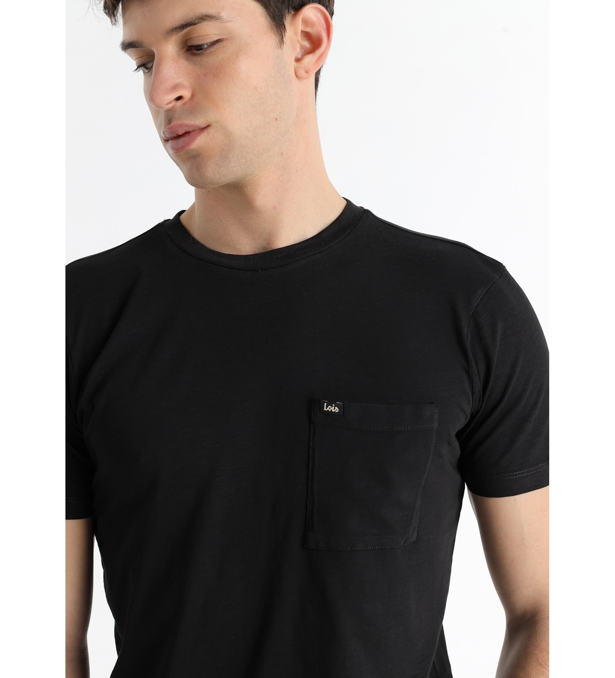 Lois Jeans T-shirt bsica preta