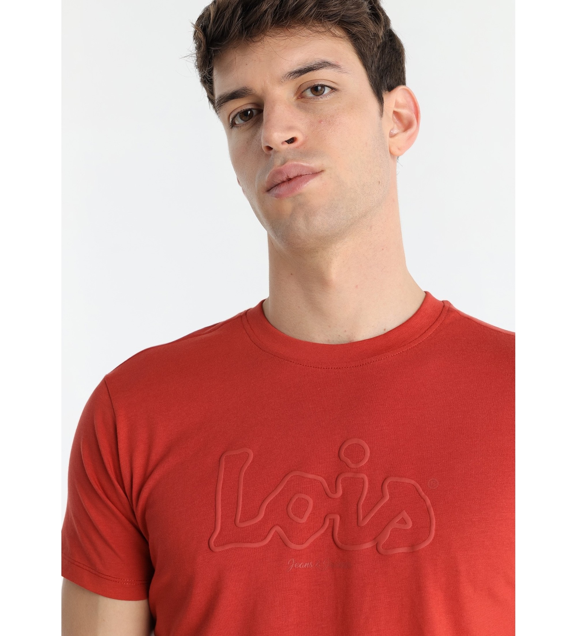 Lois Jeans Osnovna majica rdeča