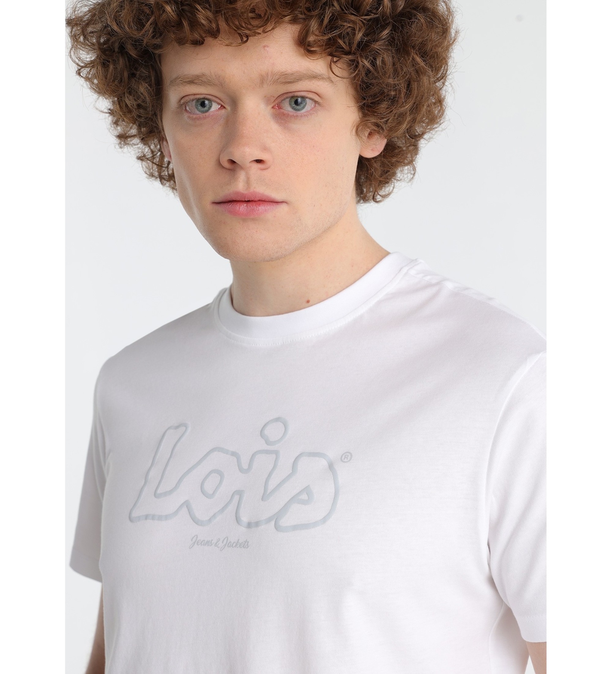 Lois Jeans Basic T-shirt vit