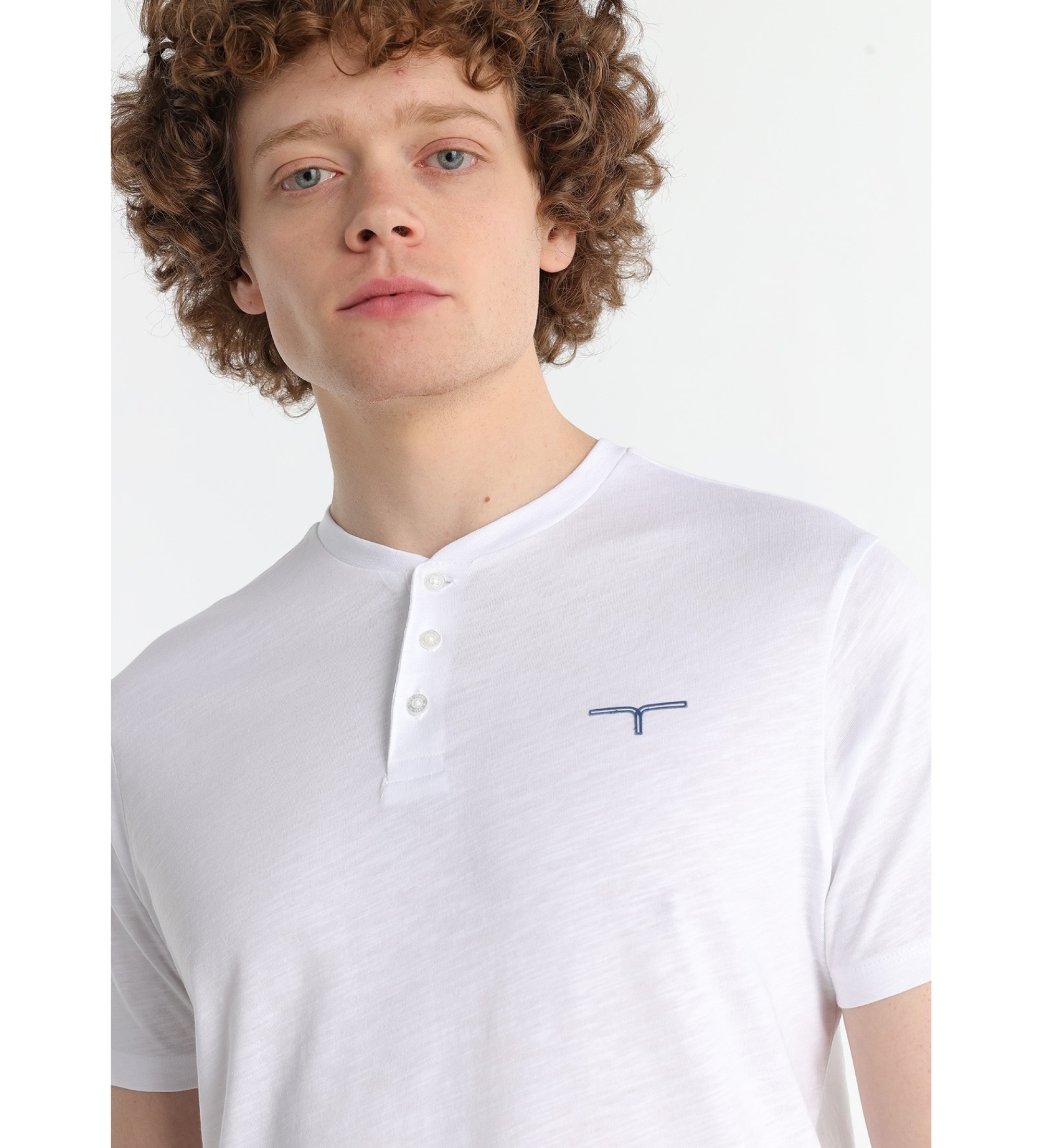 Lois Jeans Basic-T-Shirt wei�