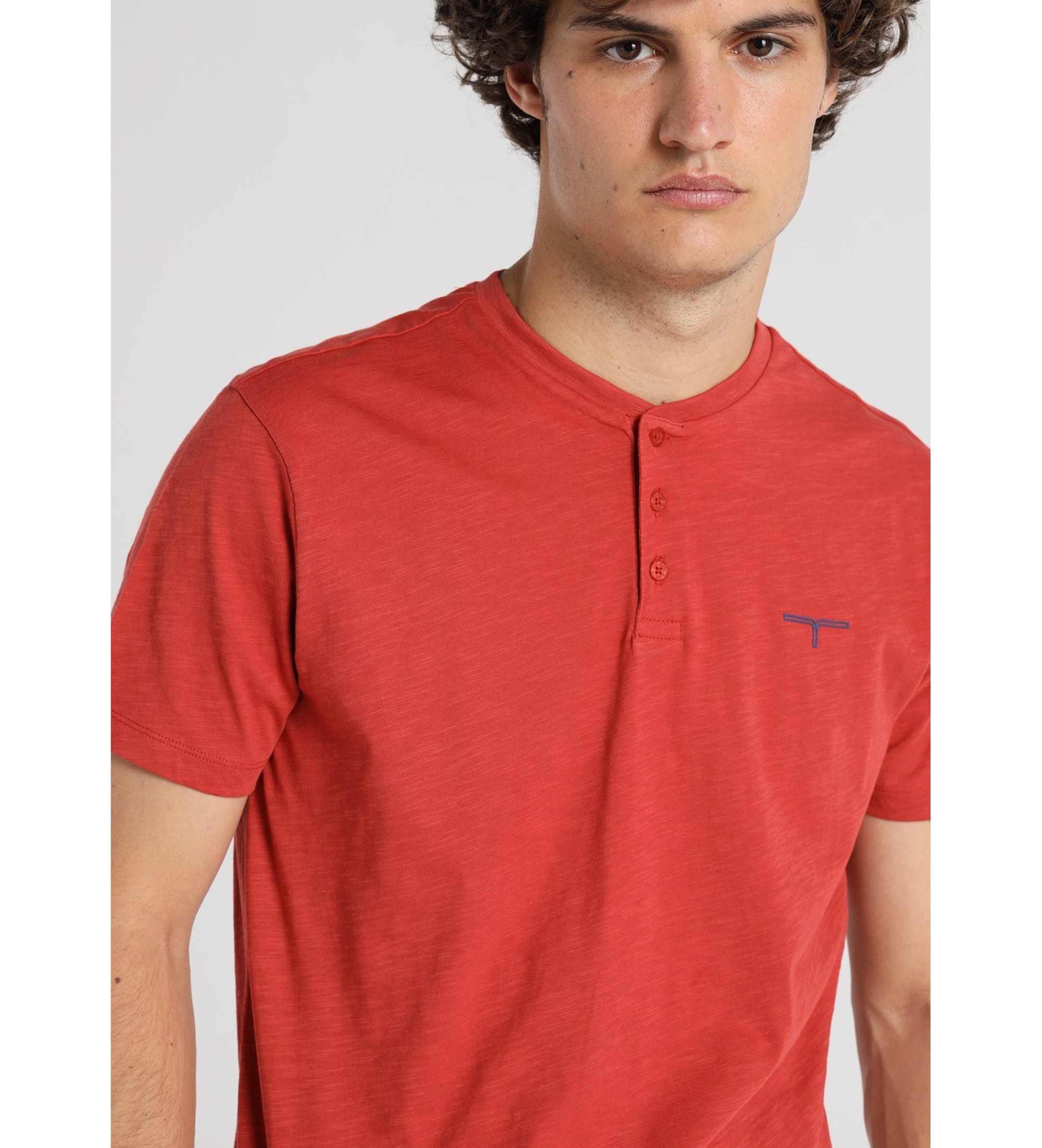 Lois Jeans Basic-T-Shirt rot