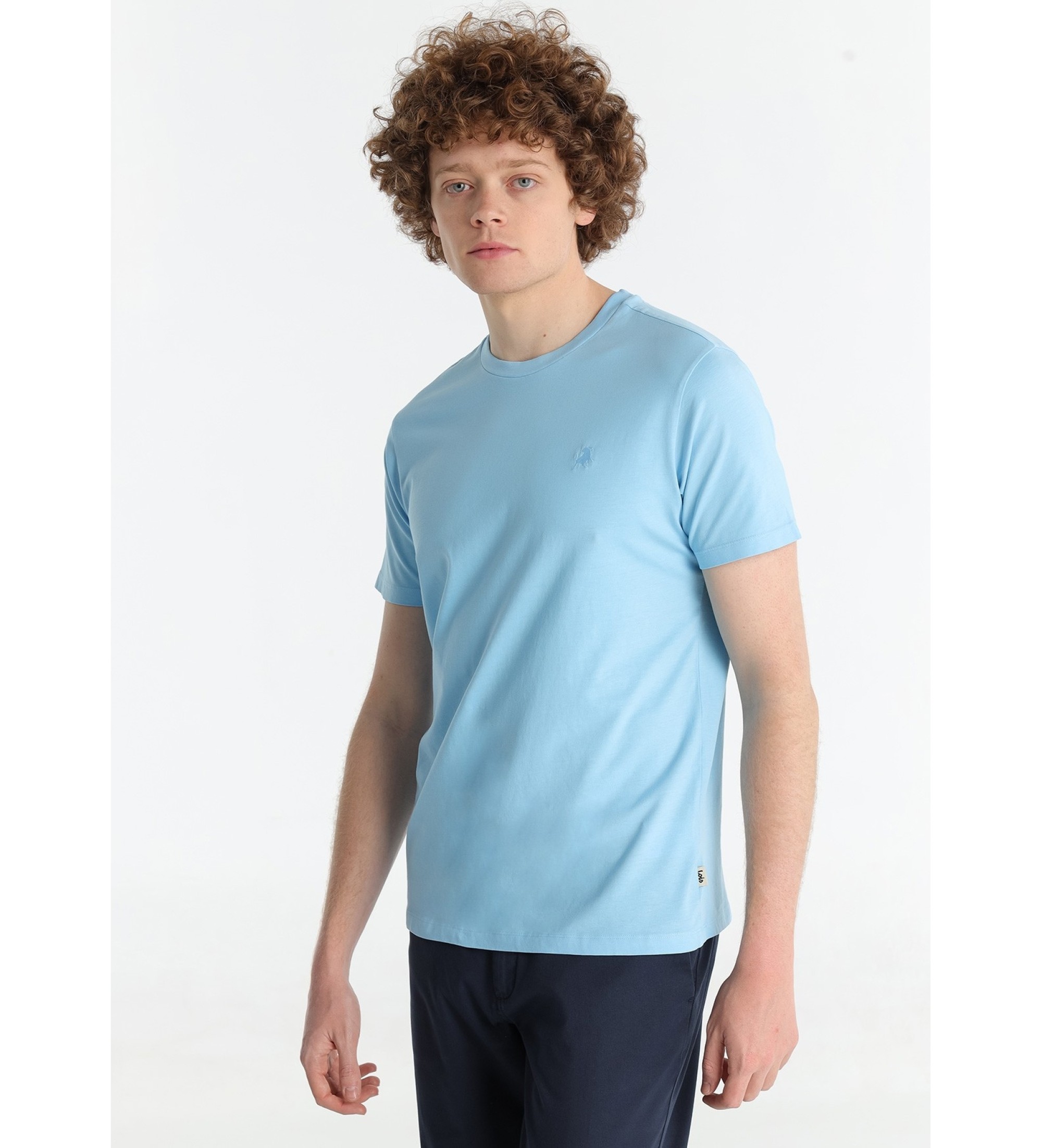 Lois Jeans Basic blauw T-shirt