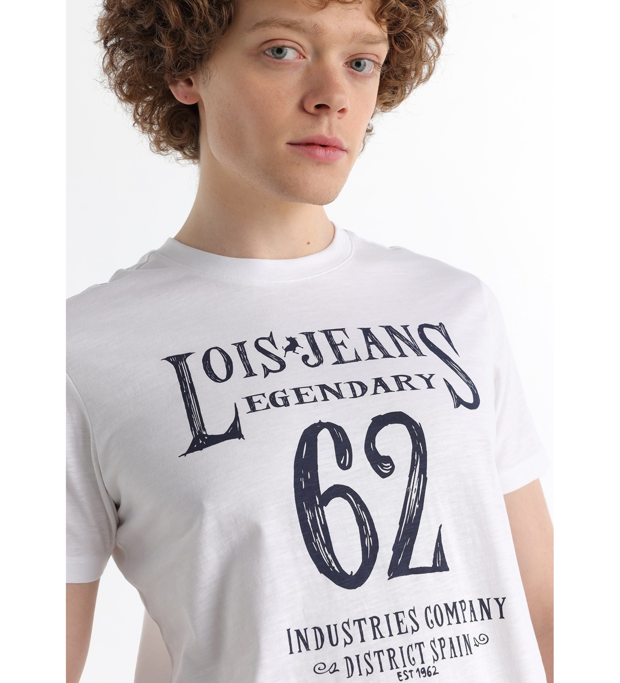 Lois Jeans T-shirt Legendary branca