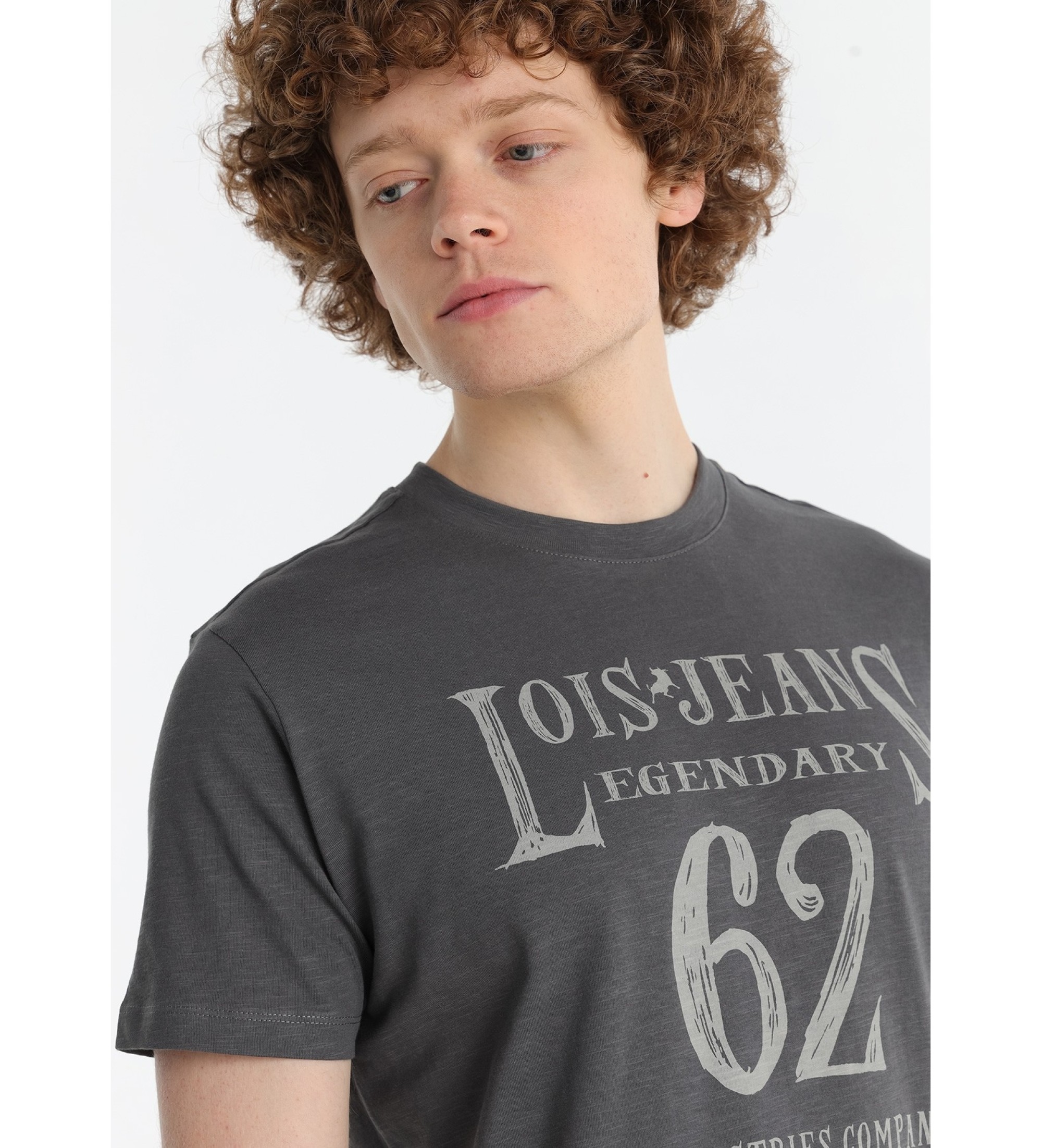 Lois Jeans Maglietta grigia leggendaria