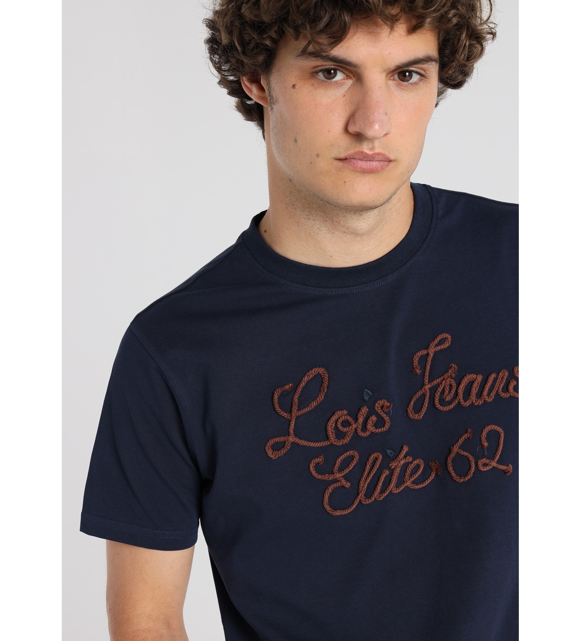 Lois Jeans Blauw T-shirt met korte mouwen