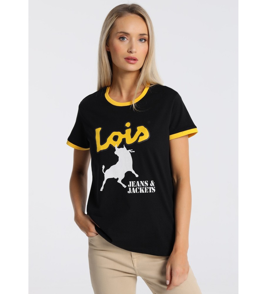 Lois T-shirt à manches courtes 132115 Noir