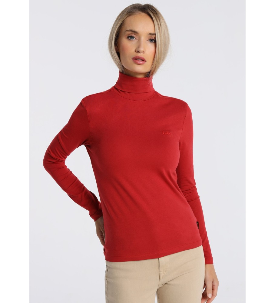 Lois Long sleeve T-shirt 132106 Red