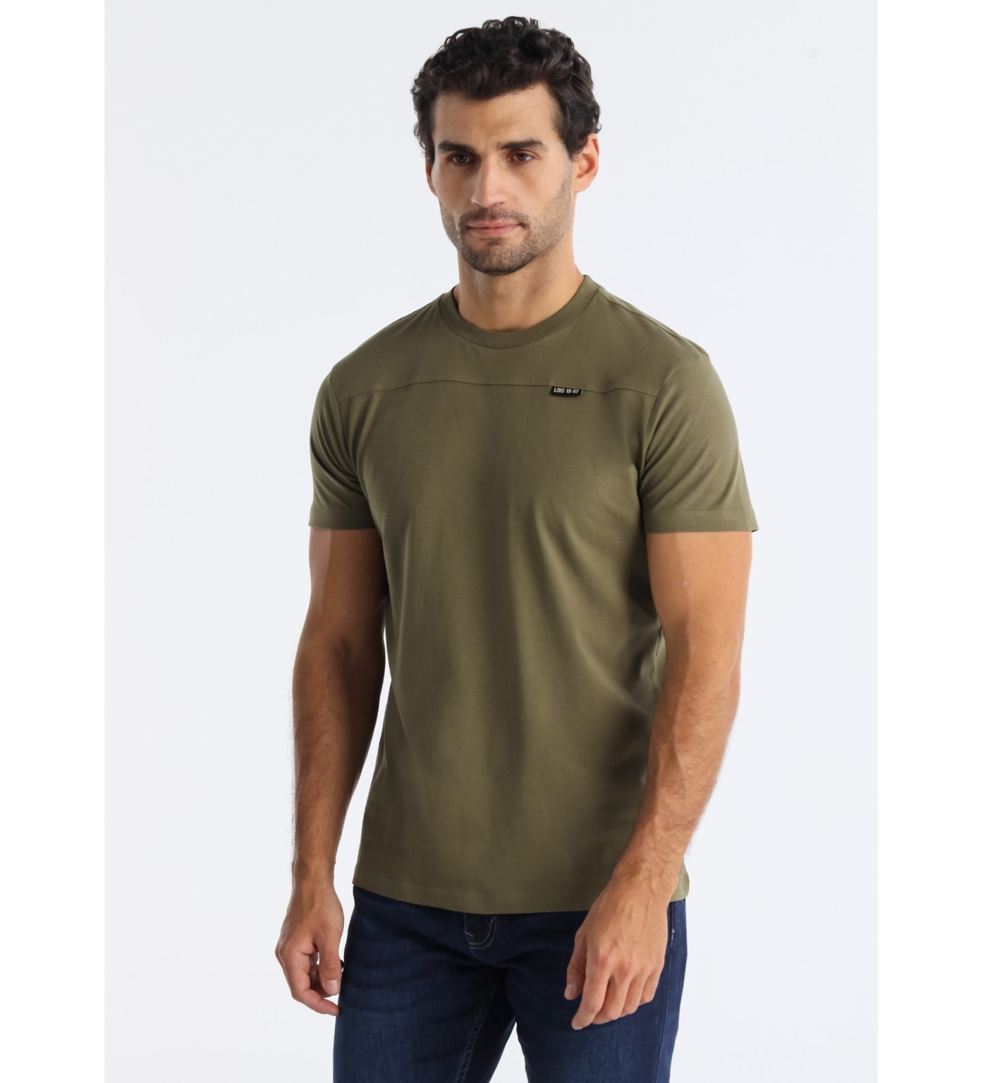 Lois Jeans T-shirt vert Raul