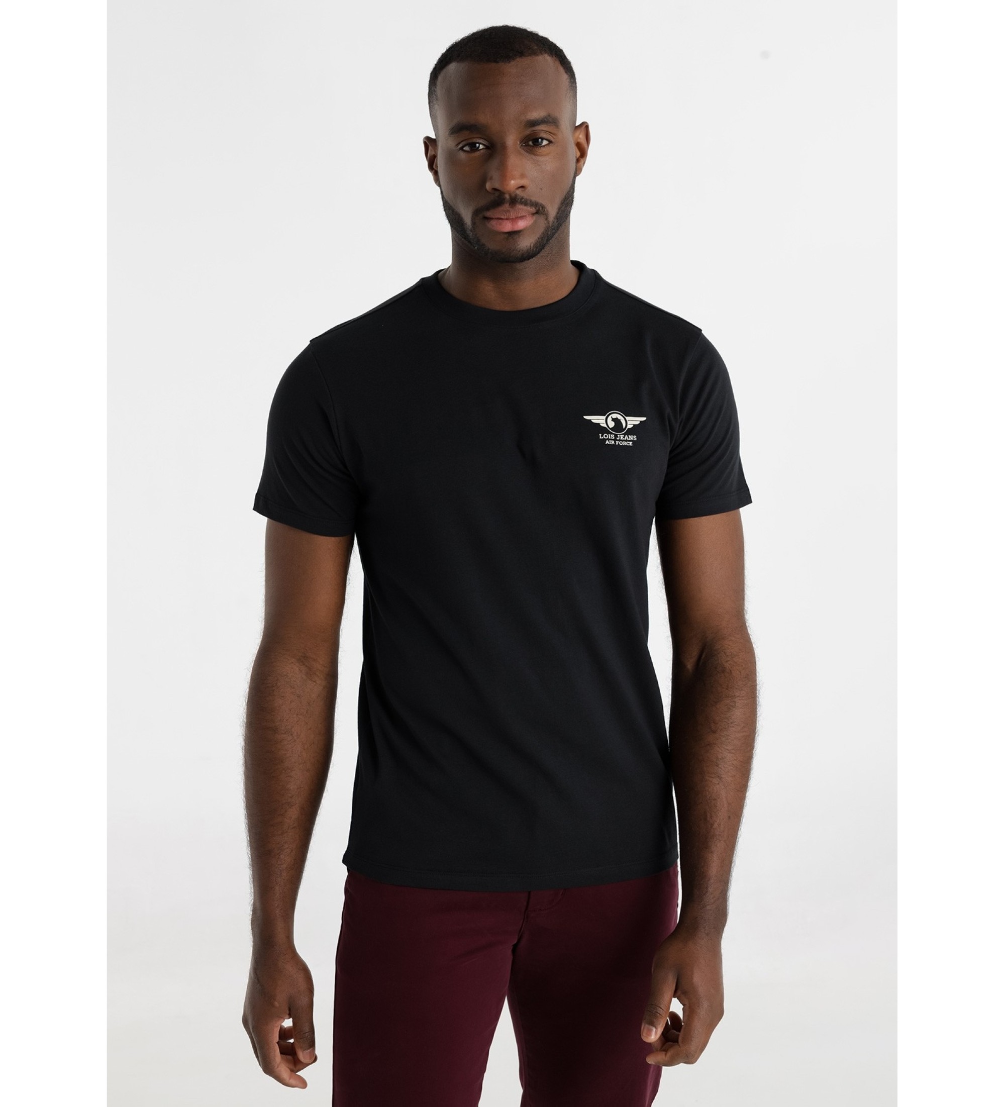 Lois Jeans Emery Finn T-shirt czarny