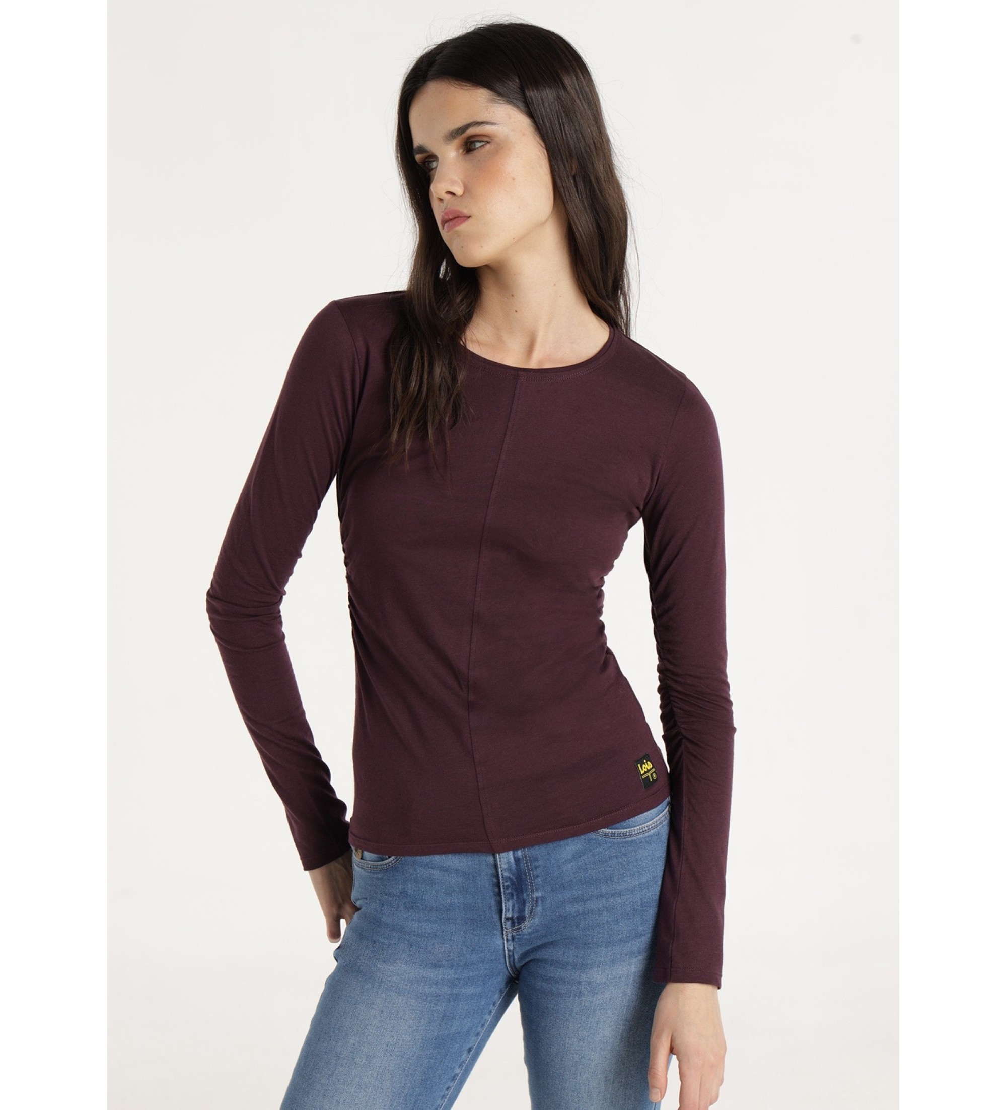 Lois Jeans Camiseta Rita Einar granate