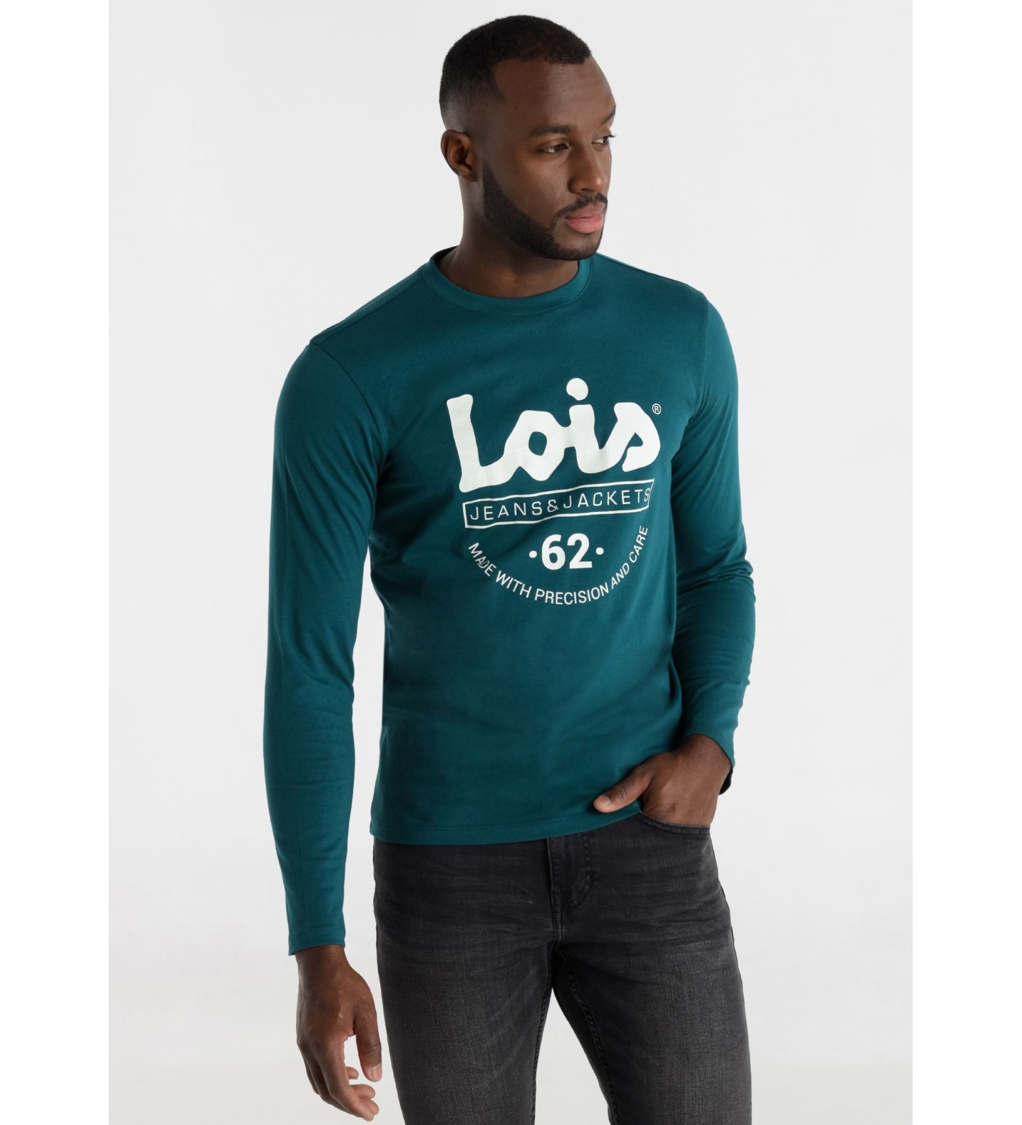 Lois Jeans T-shirt Bayley vert