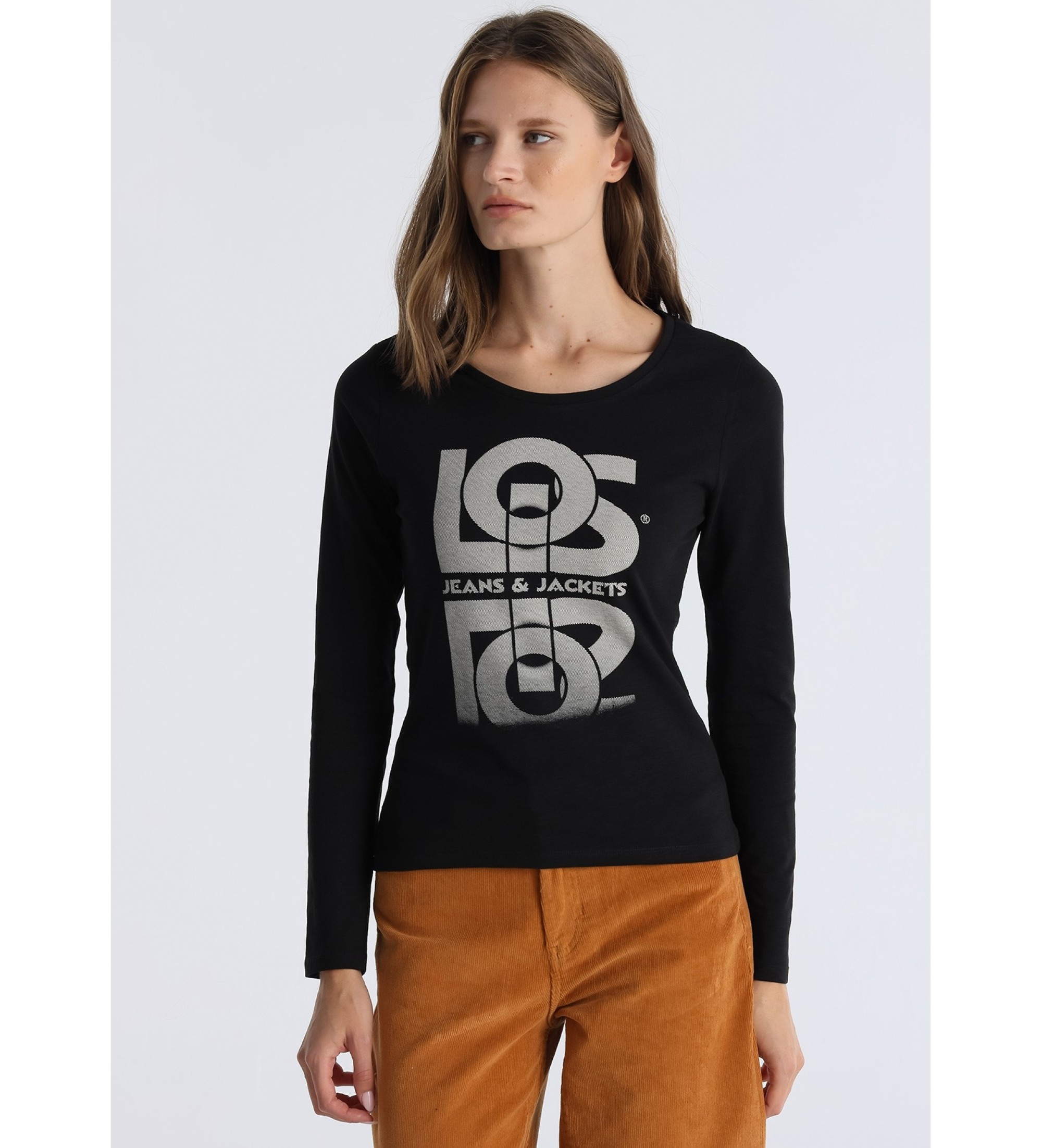 Lois Jeans Camiseta Paris Neo negro