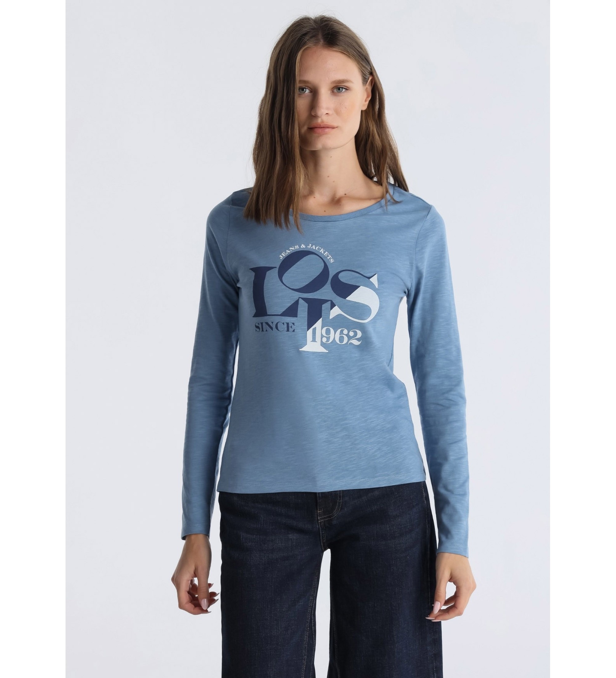 Lois Jeans Camiseta Paris Neo azul