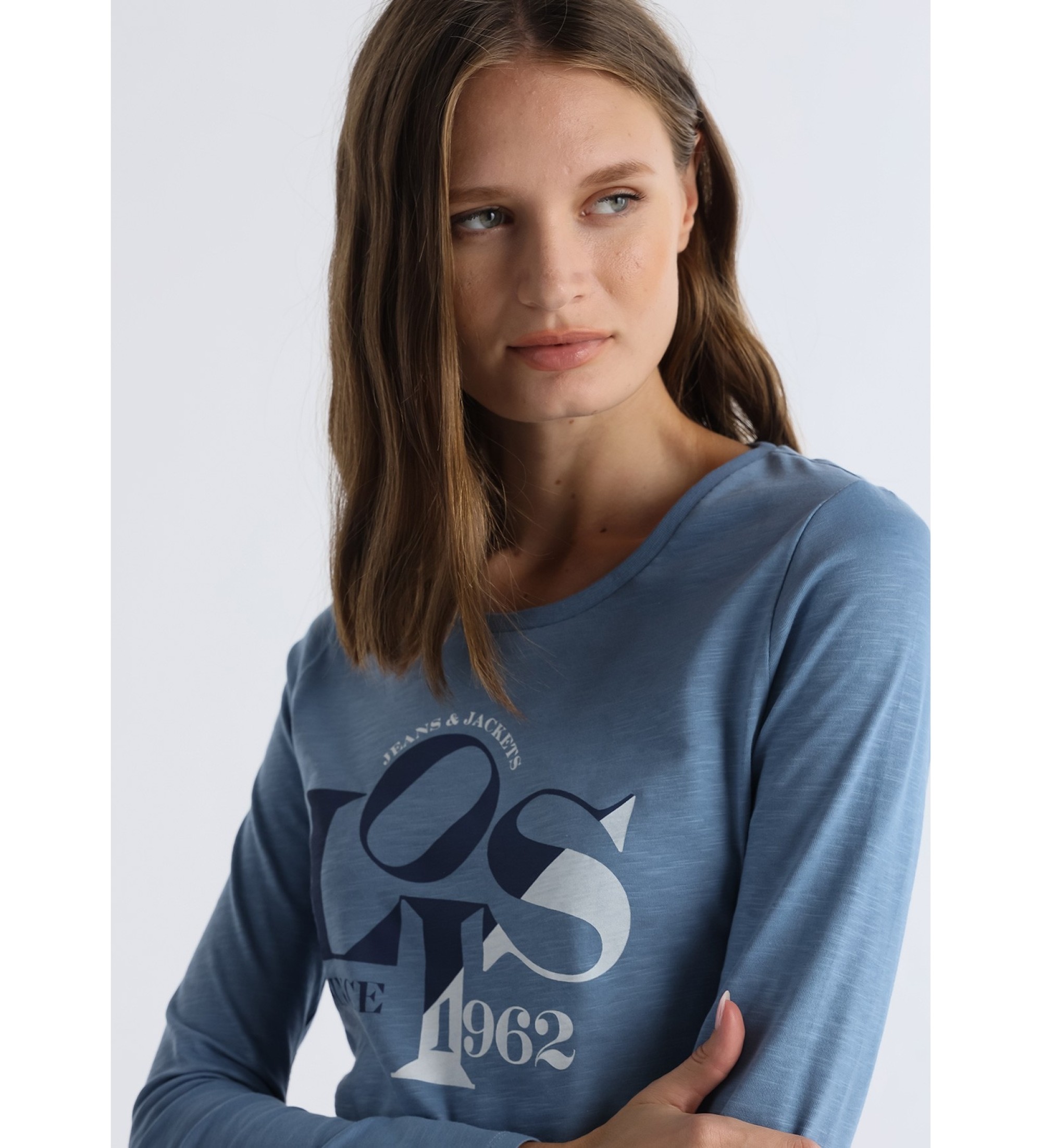 Lois Jeans Camiseta Paris Neo azul