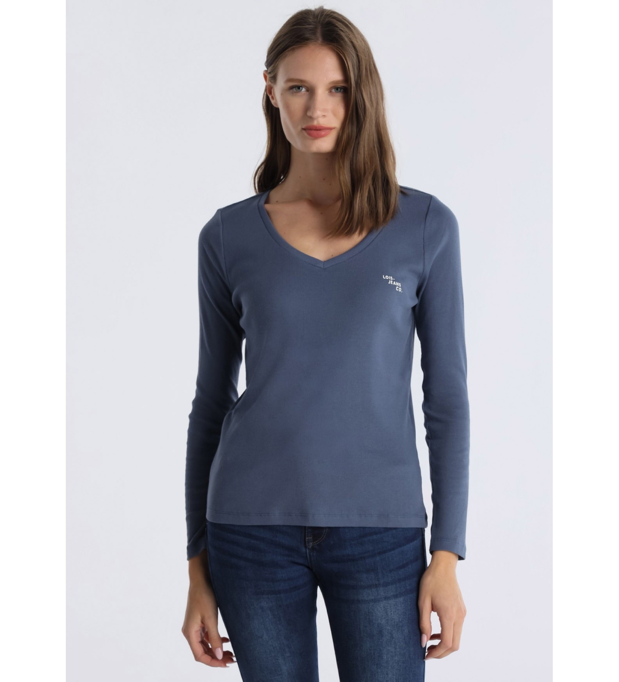 Lois Jeans Camiseta Sydra Kaia marino