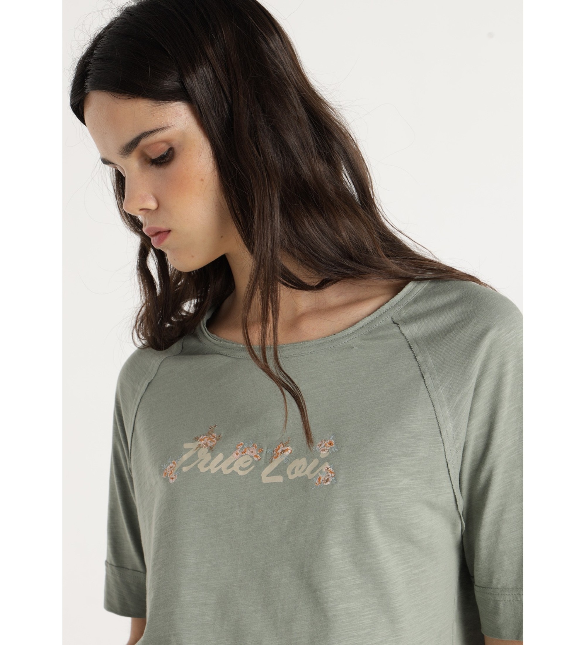 Lois Jeans Camiseta Helena verde