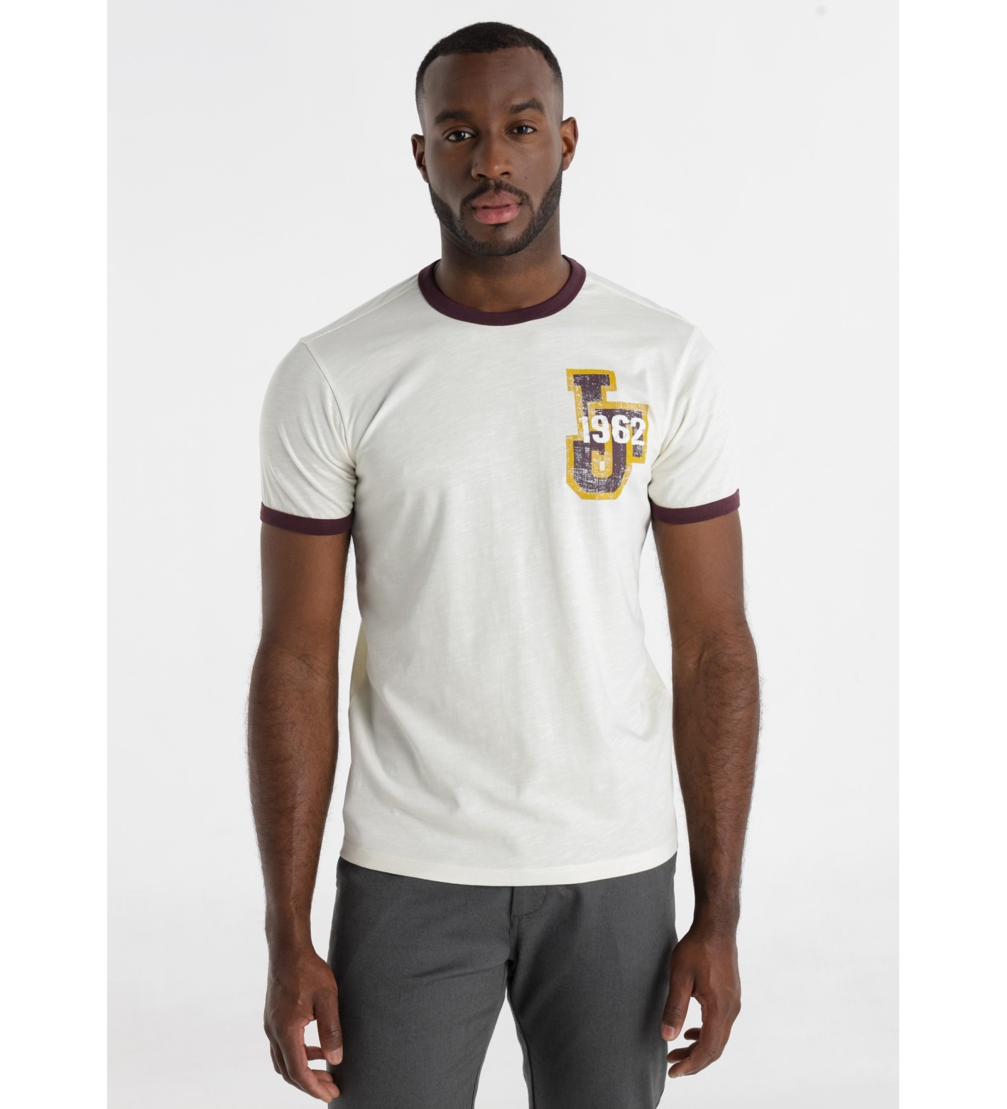 Lois Jeans T-shirt Yaros Taha biały