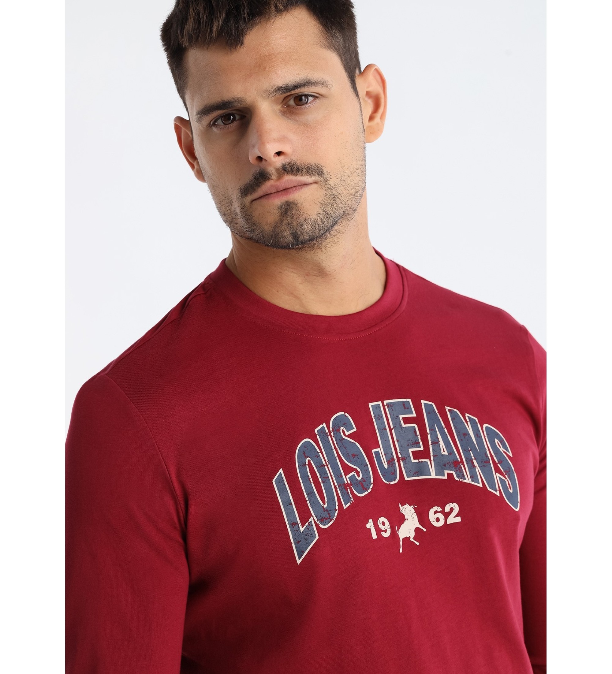 Lois Jeans T-shirt Marca vermelha