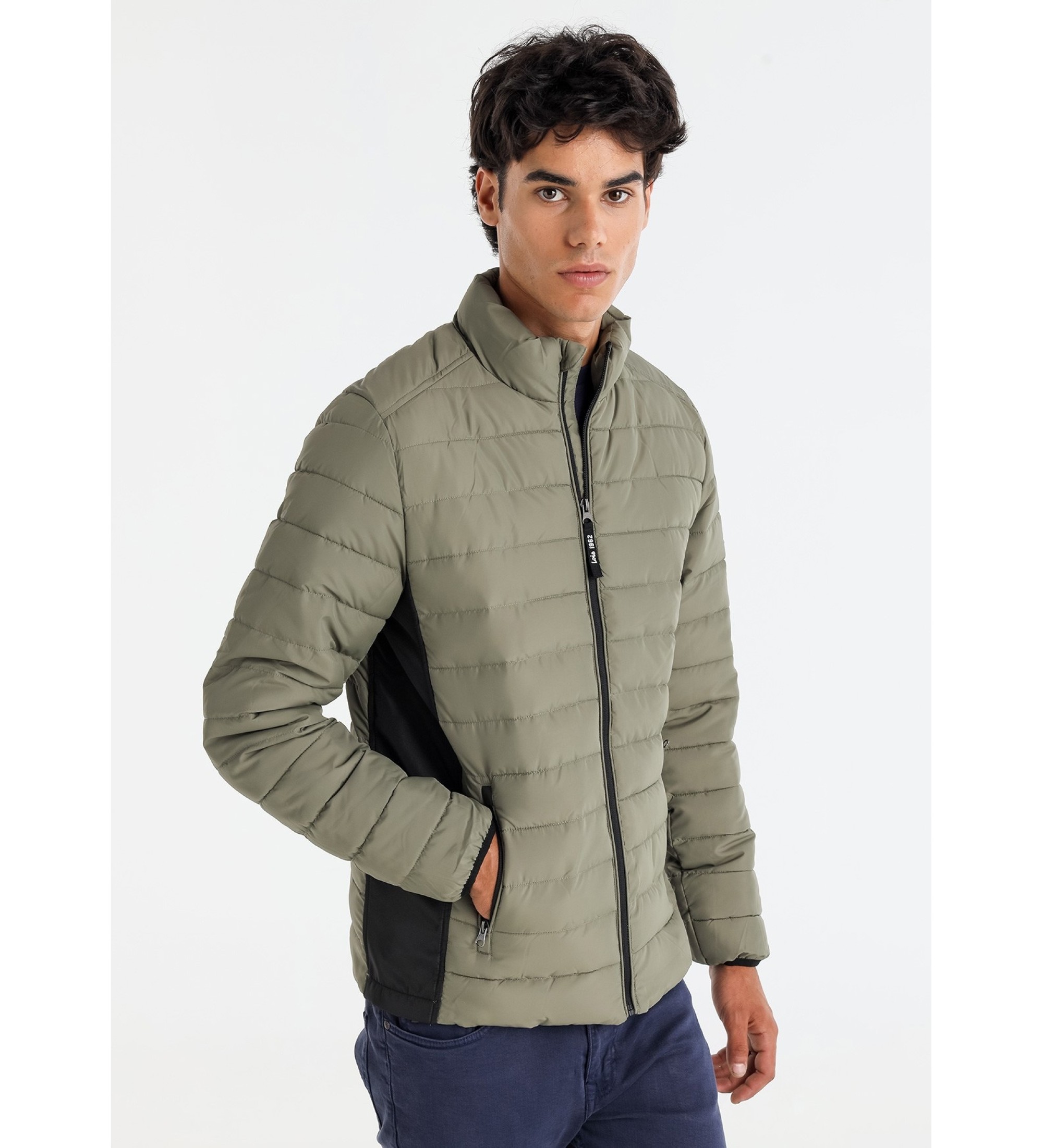 Lois Jeans Leichte Steppjacke grn