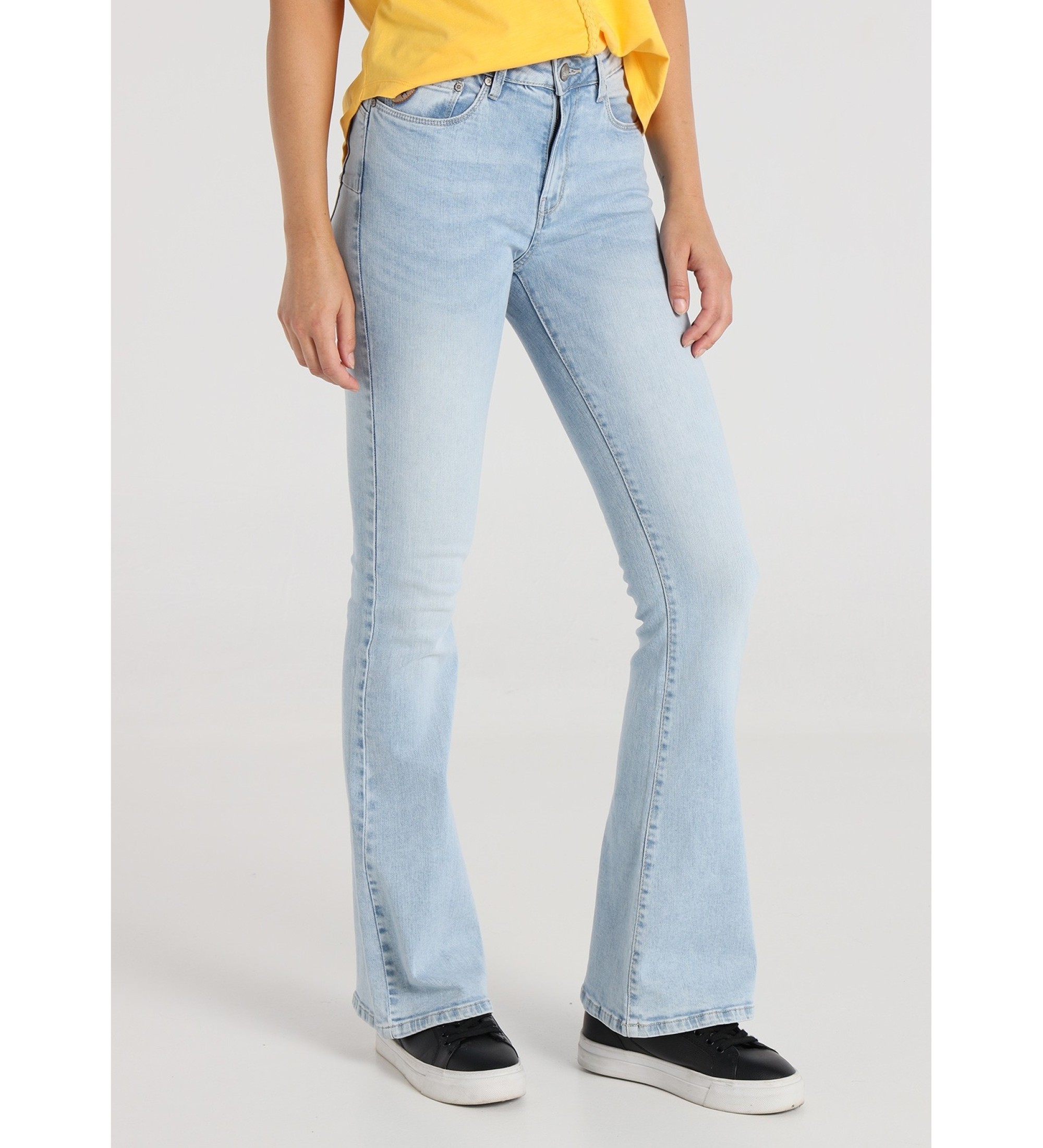 Lois Jeans Calças de ganga de cintura subida azuis