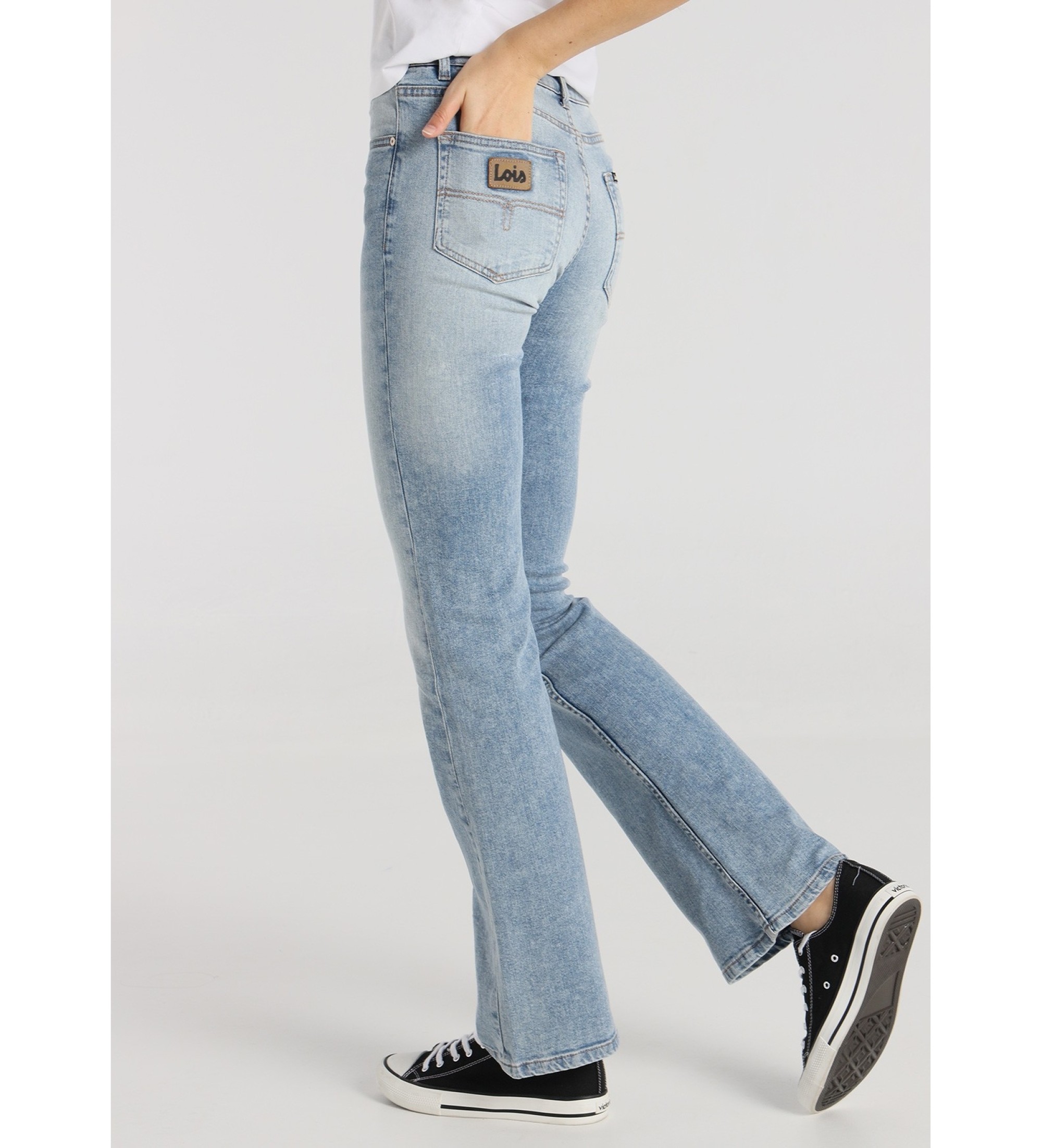 Lois Jeans Jeans med støvleudskæring, blå