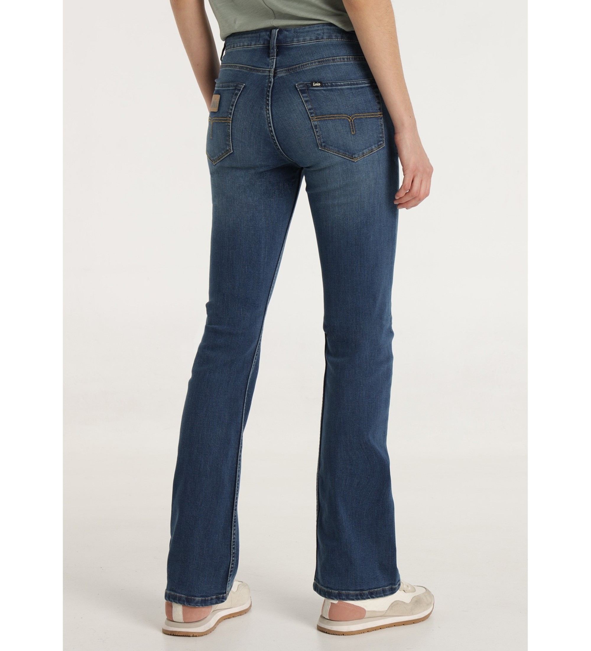Lois Jeans Kavbojke Dizzy Clover blue