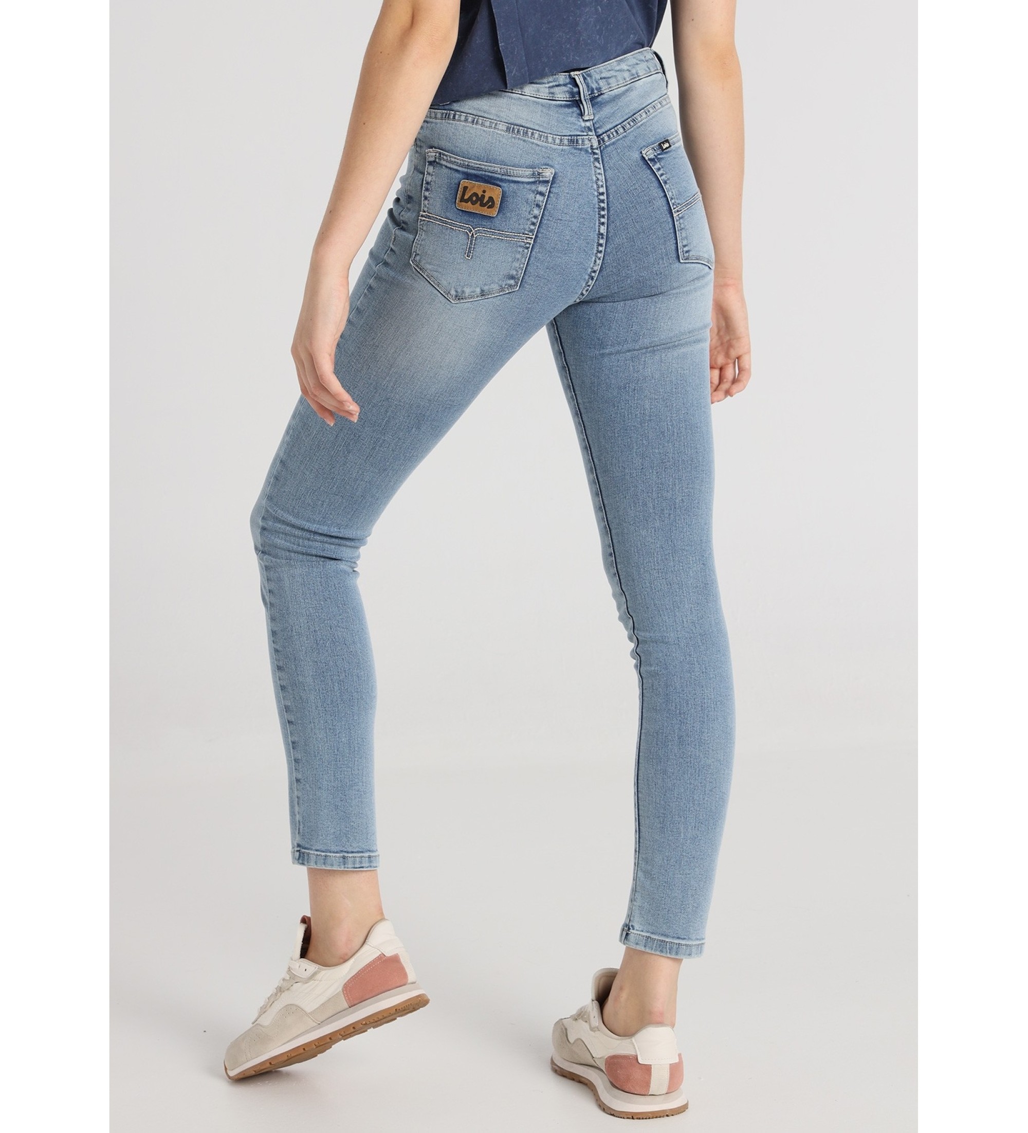 Lois Jeans Kavbojke Skinny fit modre barve