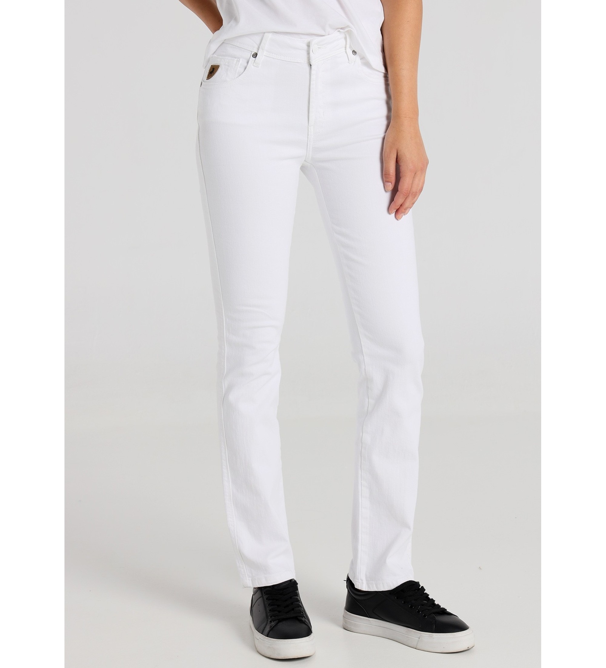 Lois Jeans Kavbojke ravnega kroja bele barve
