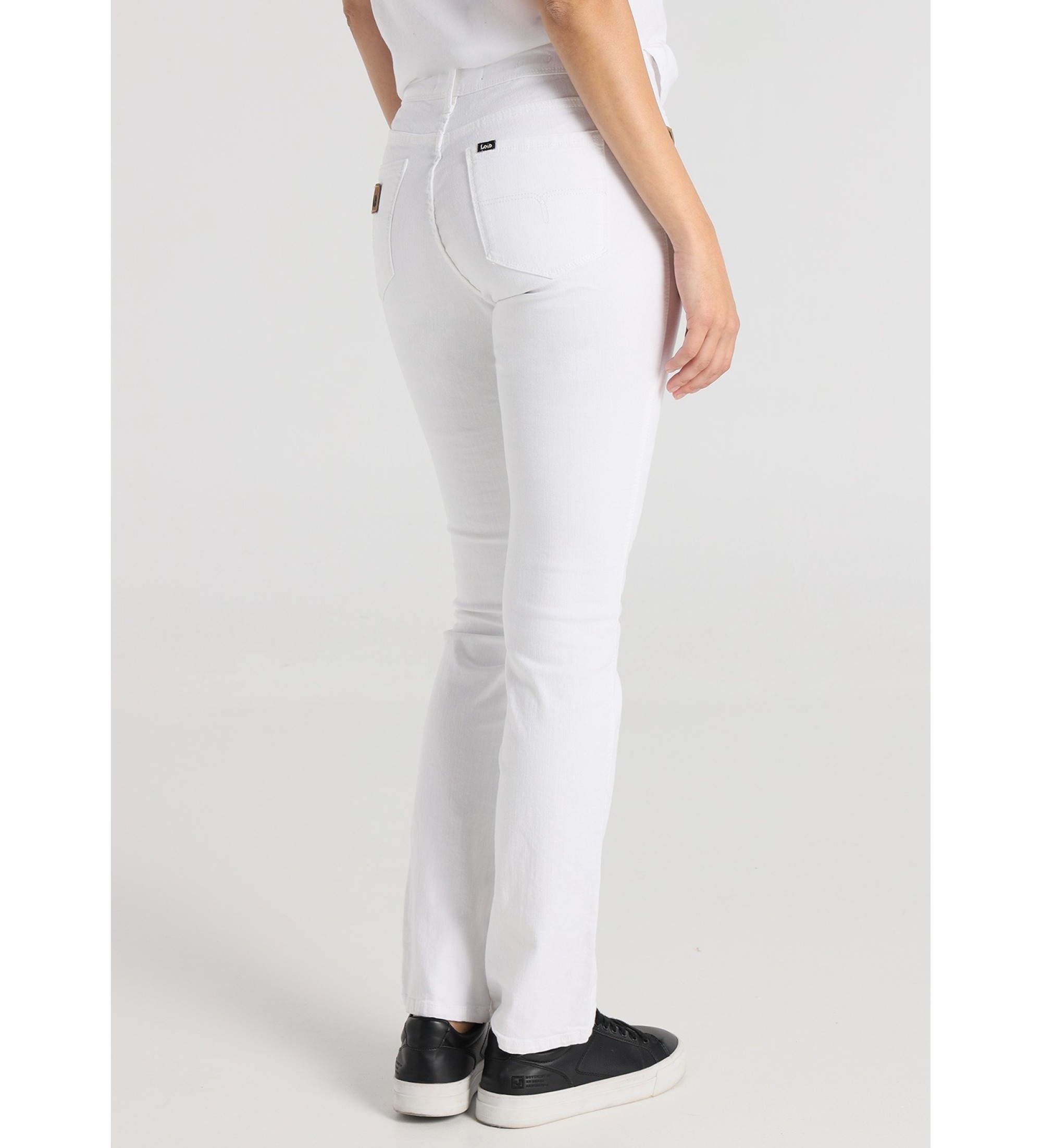 Lois Jeans Kavbojke ravnega kroja bele barve