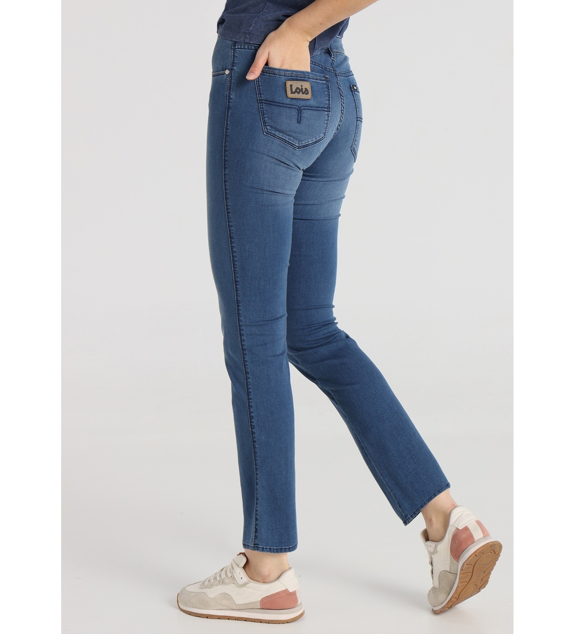 Lois Jeans Jeans med lige pasform blå