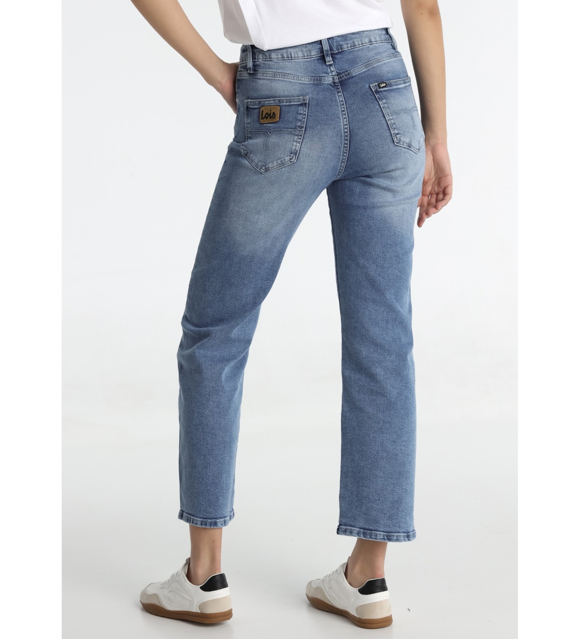Lois Jeans Kavbojke ravnega kroja modre barve