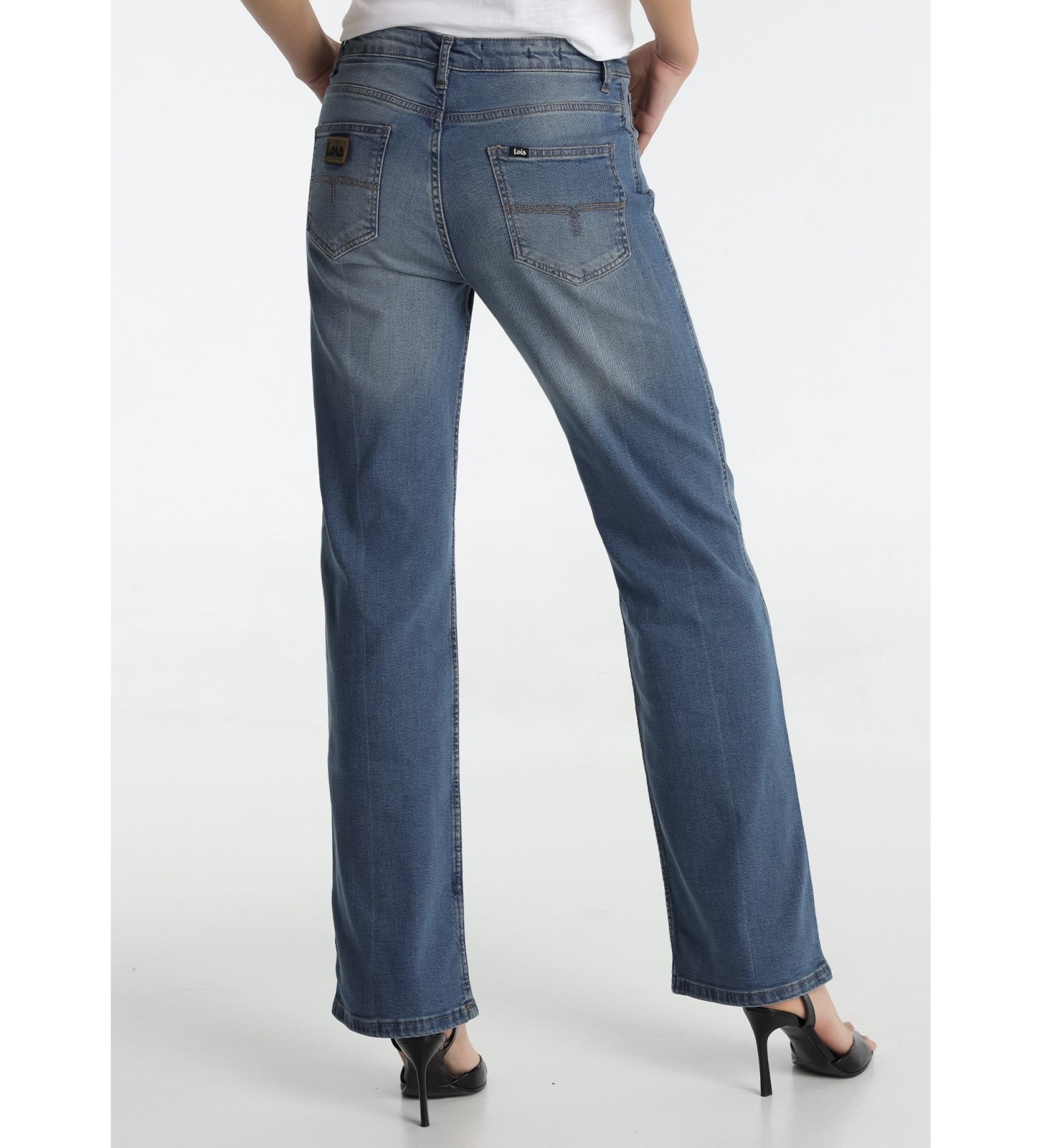 Lois Jeans Kavbojke ravnega kroja modre barve