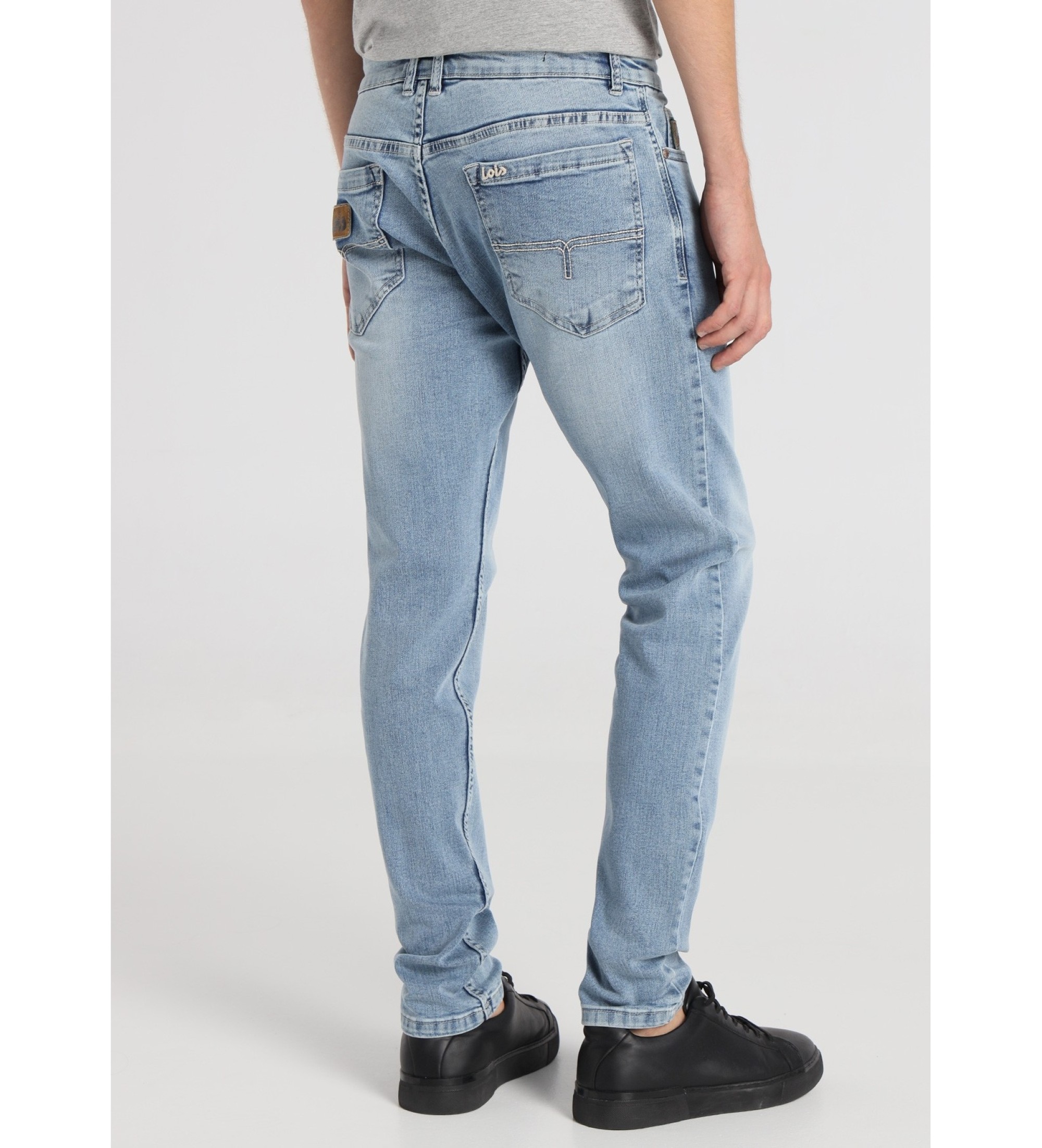 Lois Jeans Calas de ganga de corte cnico azuis