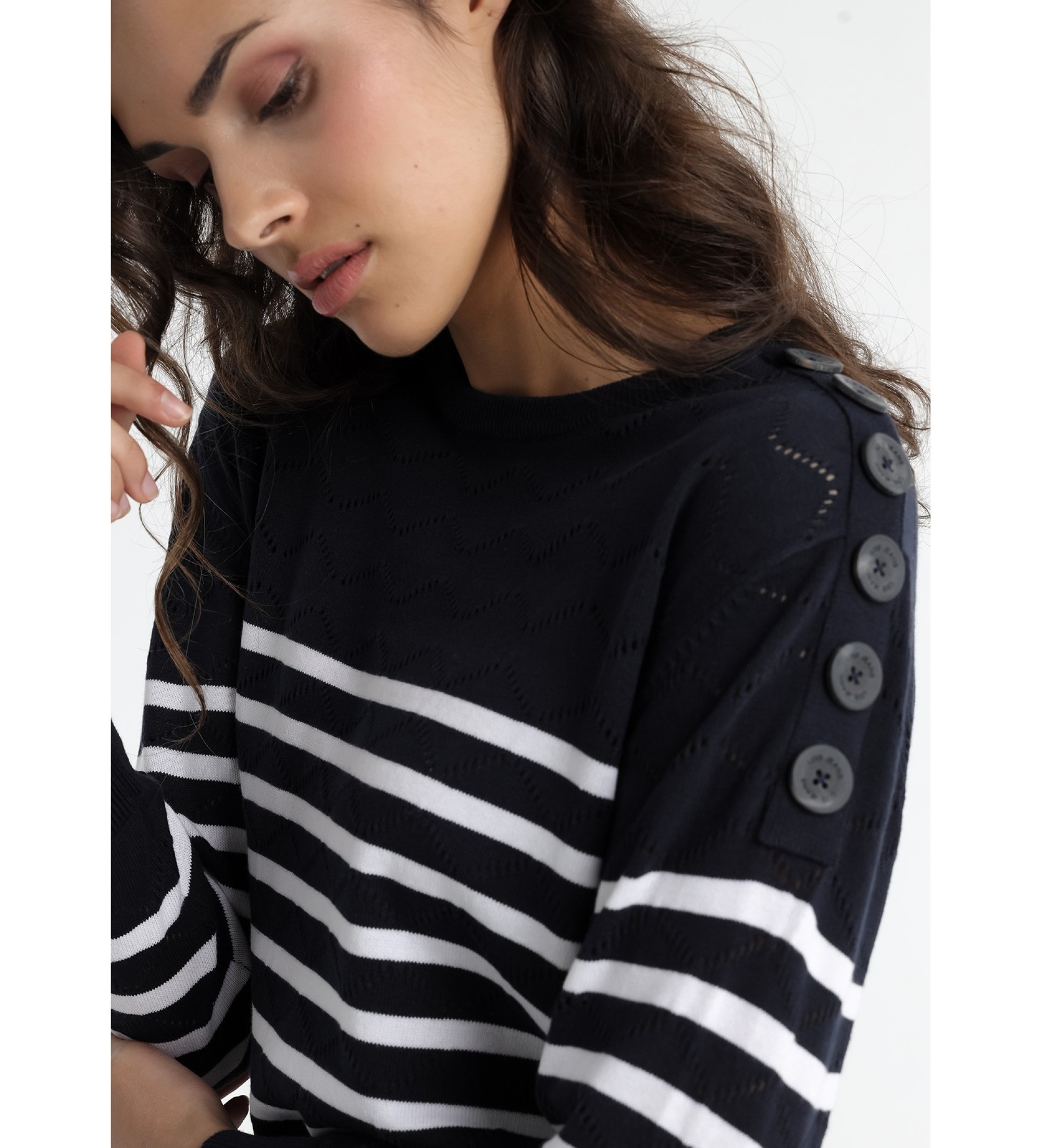 Lois Jeans Granatowy sweter Layna