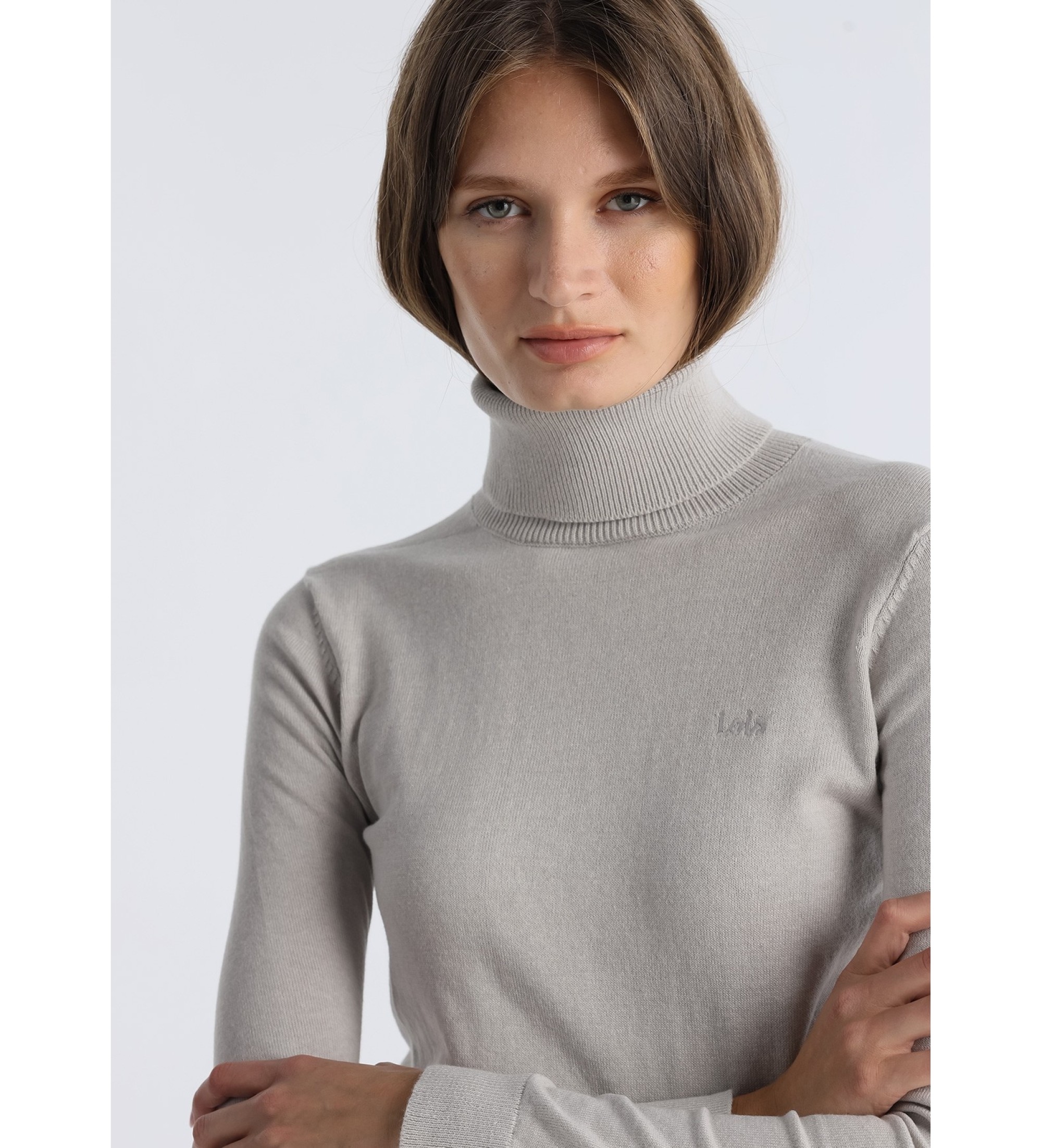 Lois Jeans Pull Marily gris
