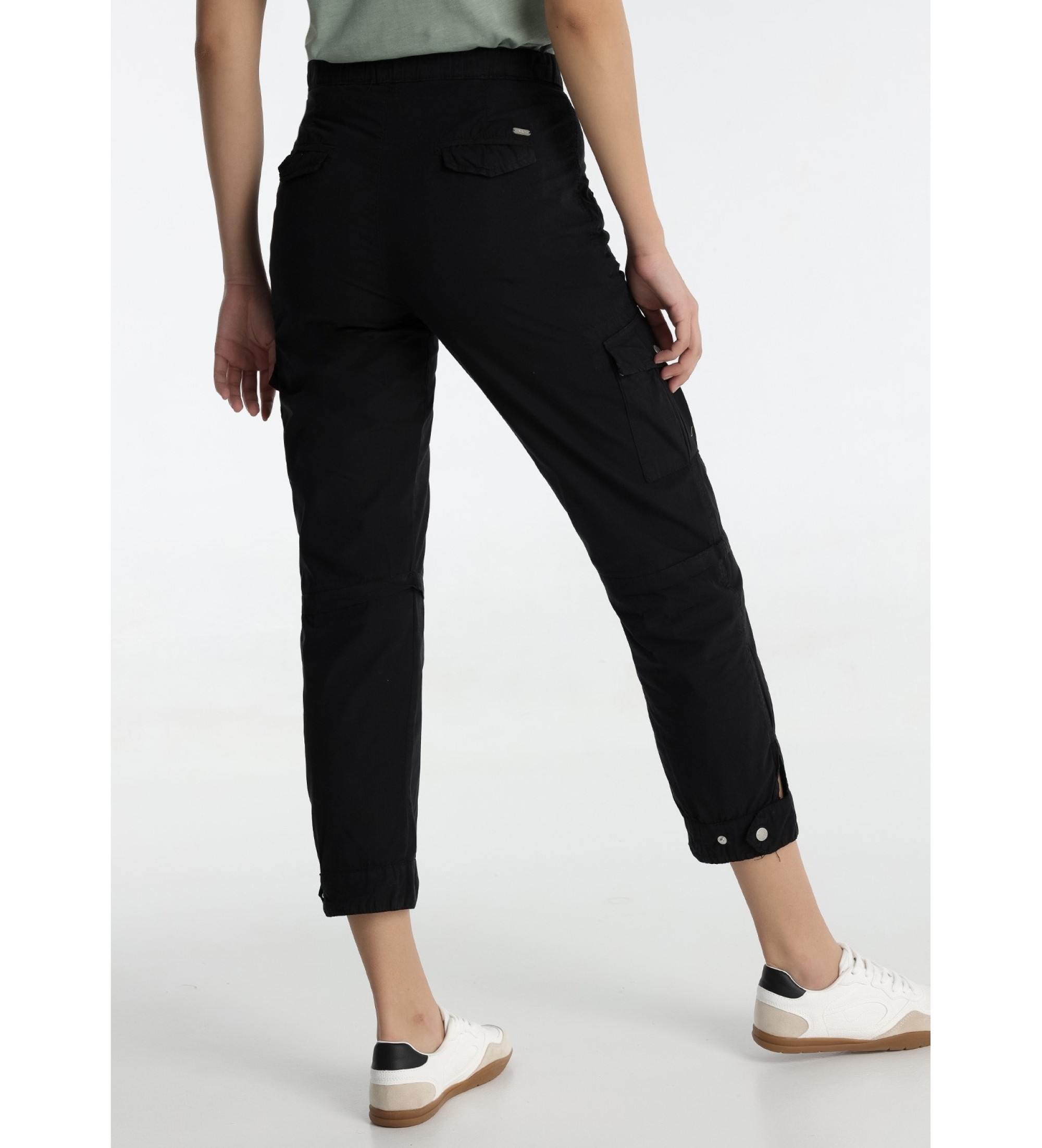 Lois Jeans Cargo-bukser i sort