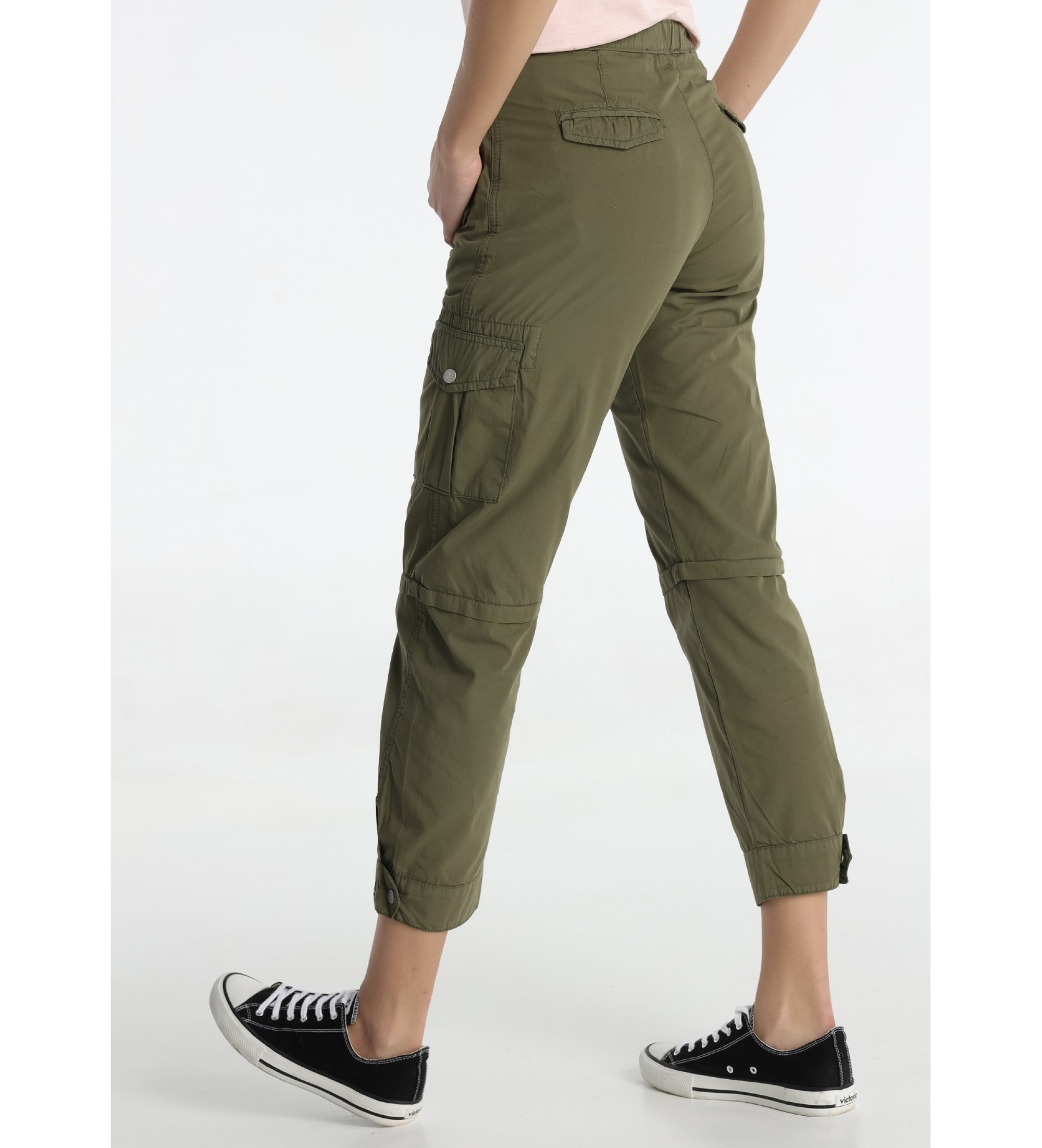 Lois Jeans Zelene tovorne hlače
