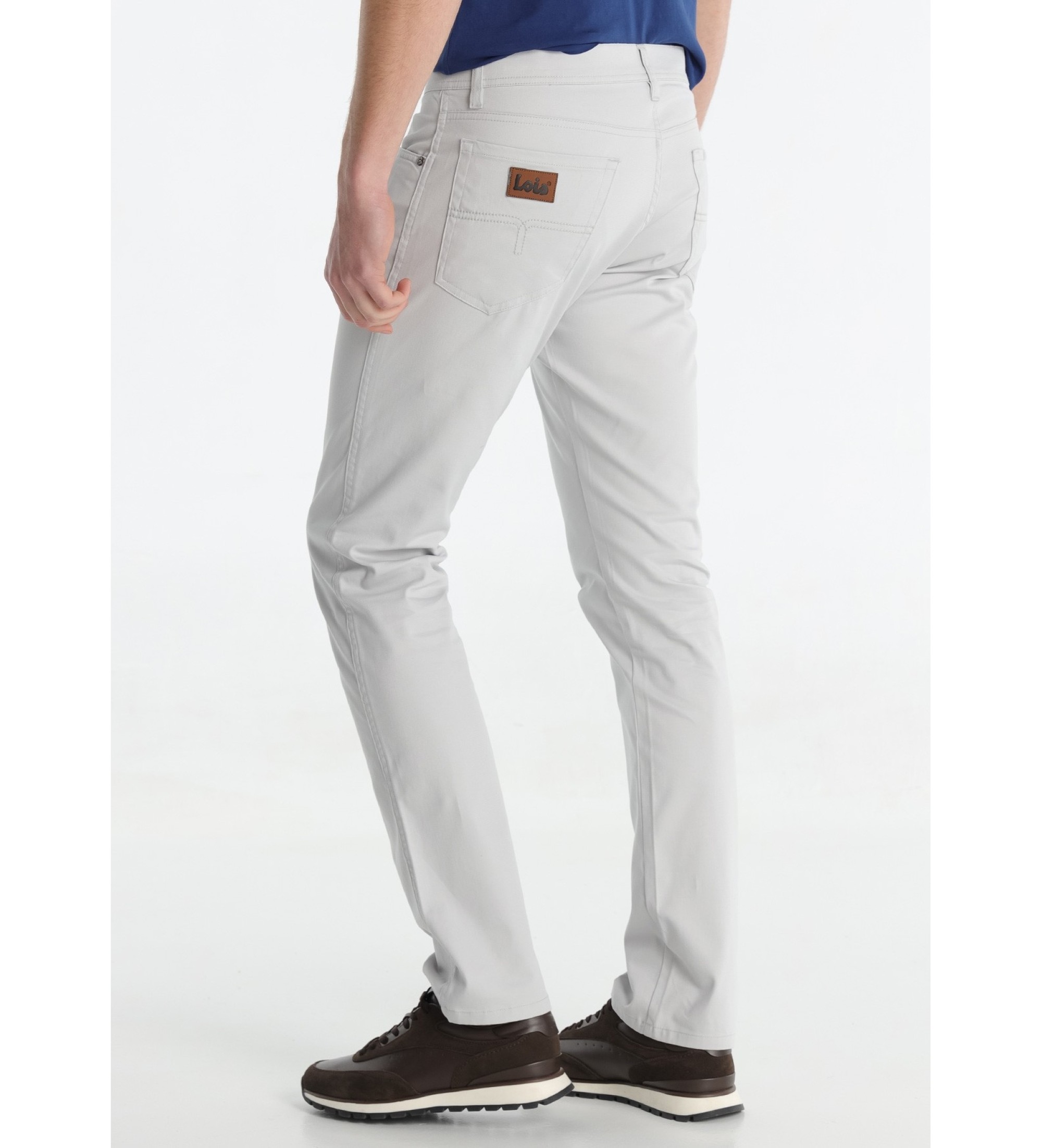 Lois Jeans Calças de corte regular cinzentas
