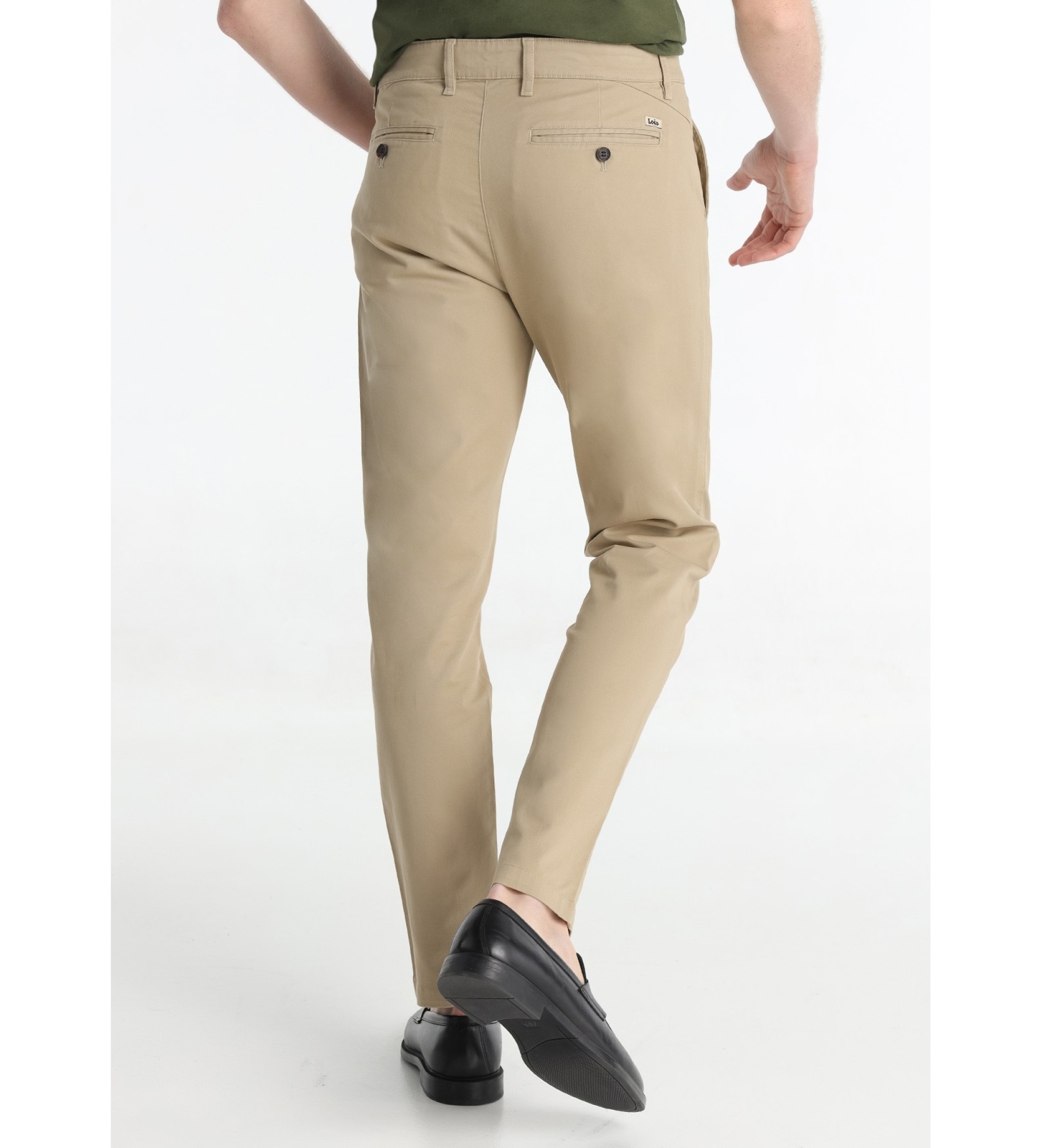 Lois Jeans Rjave hlače chino
