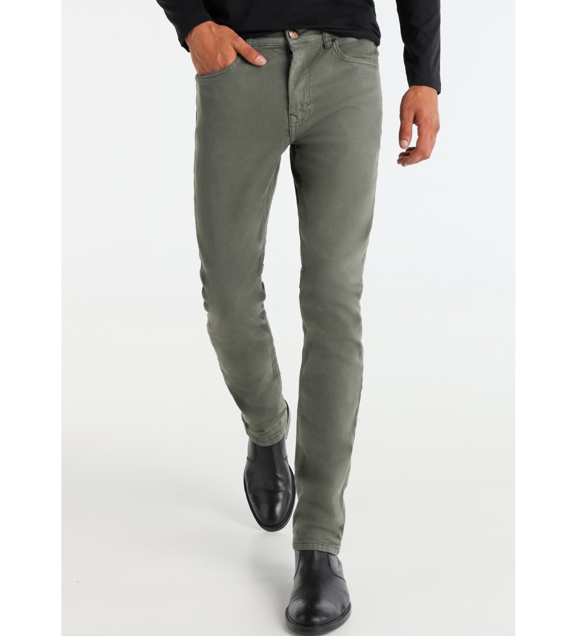 Lois Jeans Hlače 140905 zelena