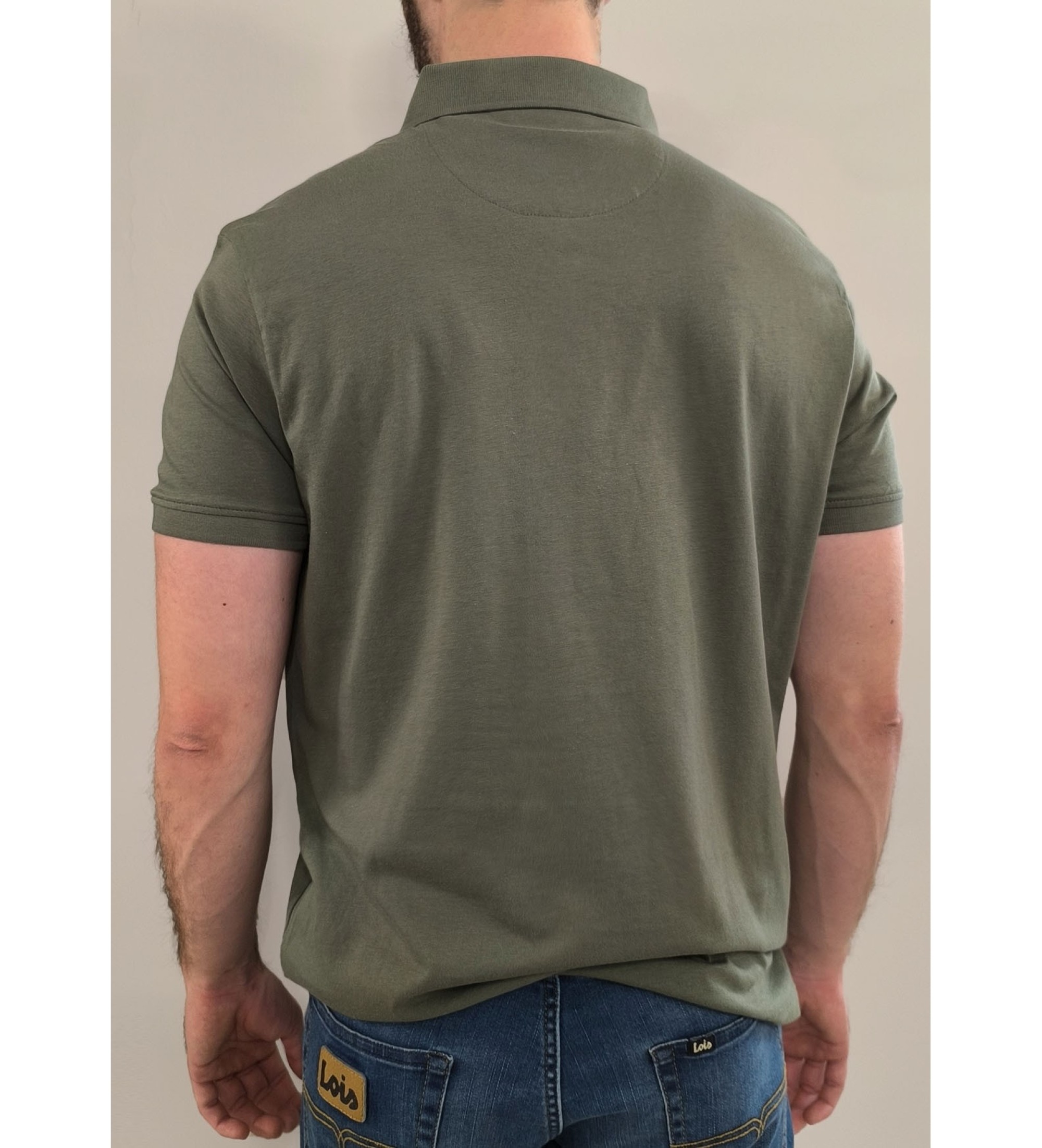 Lois Jeans Camisa pólo com bordado verde