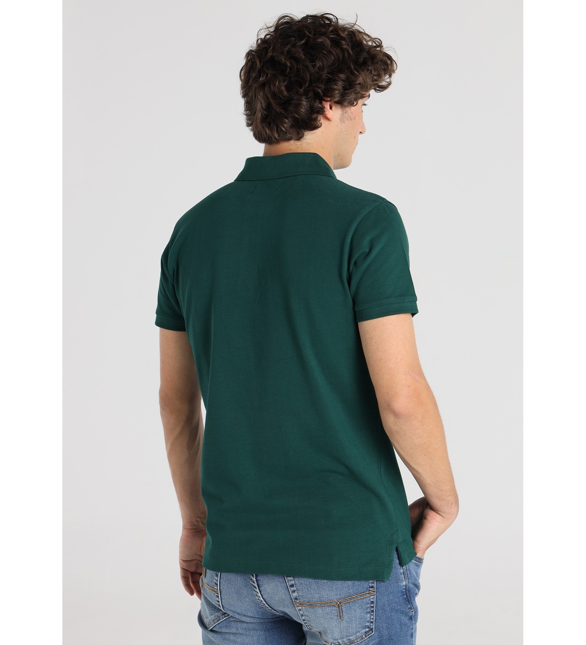 Lois Jeans Klassieke Polo Groen