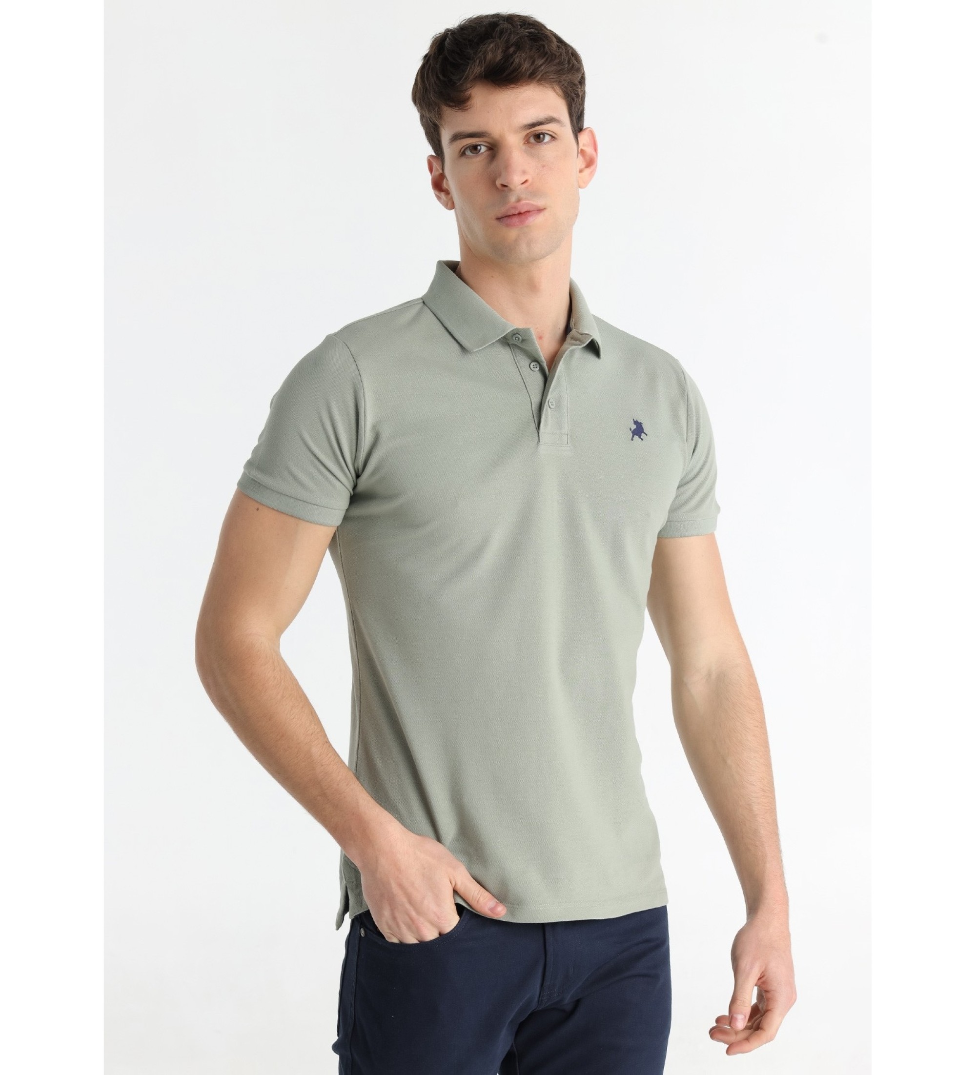 Lois Jeans Polo classica verde