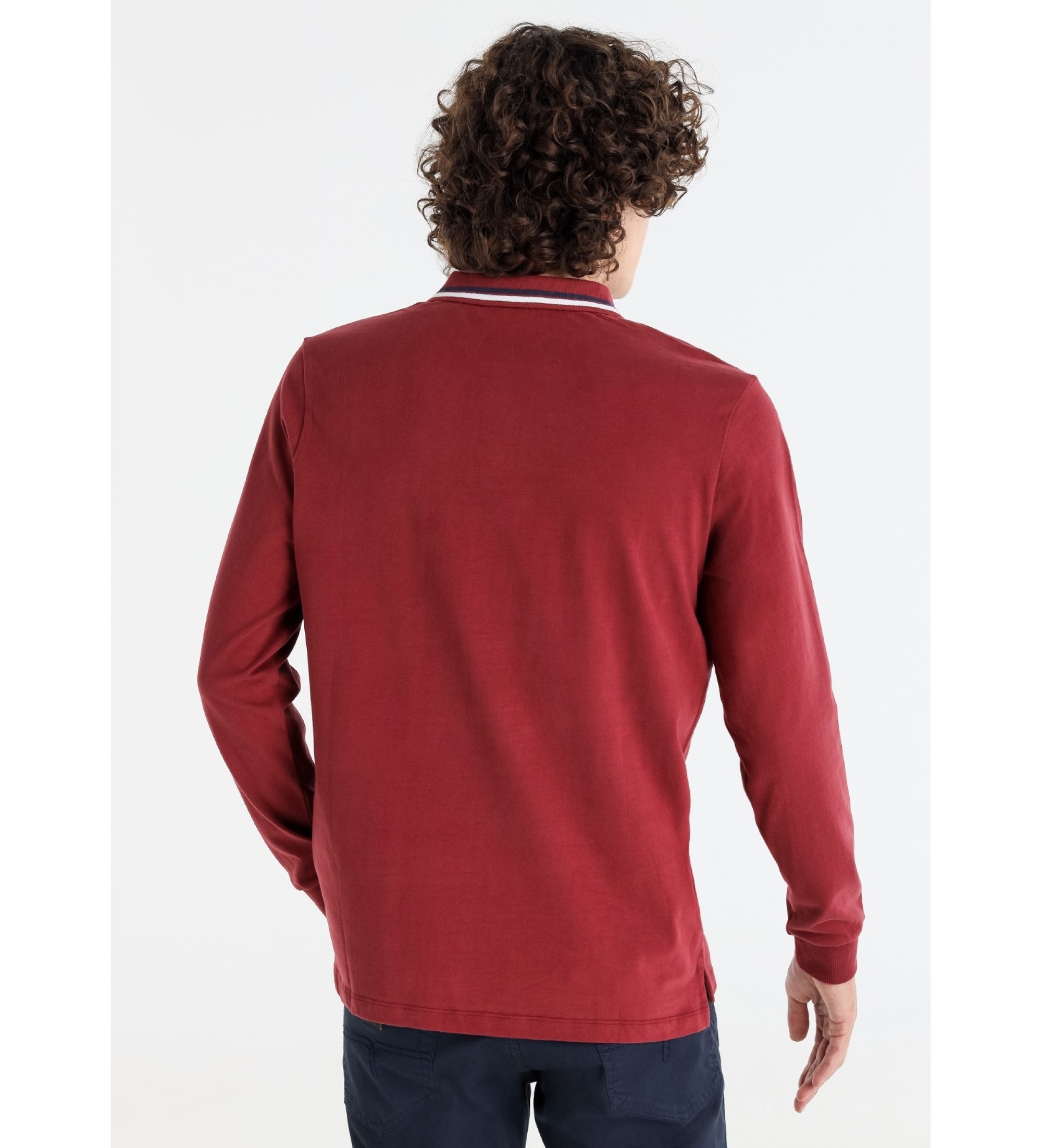 Lois Jeans Poloshirt mit roter Grafik