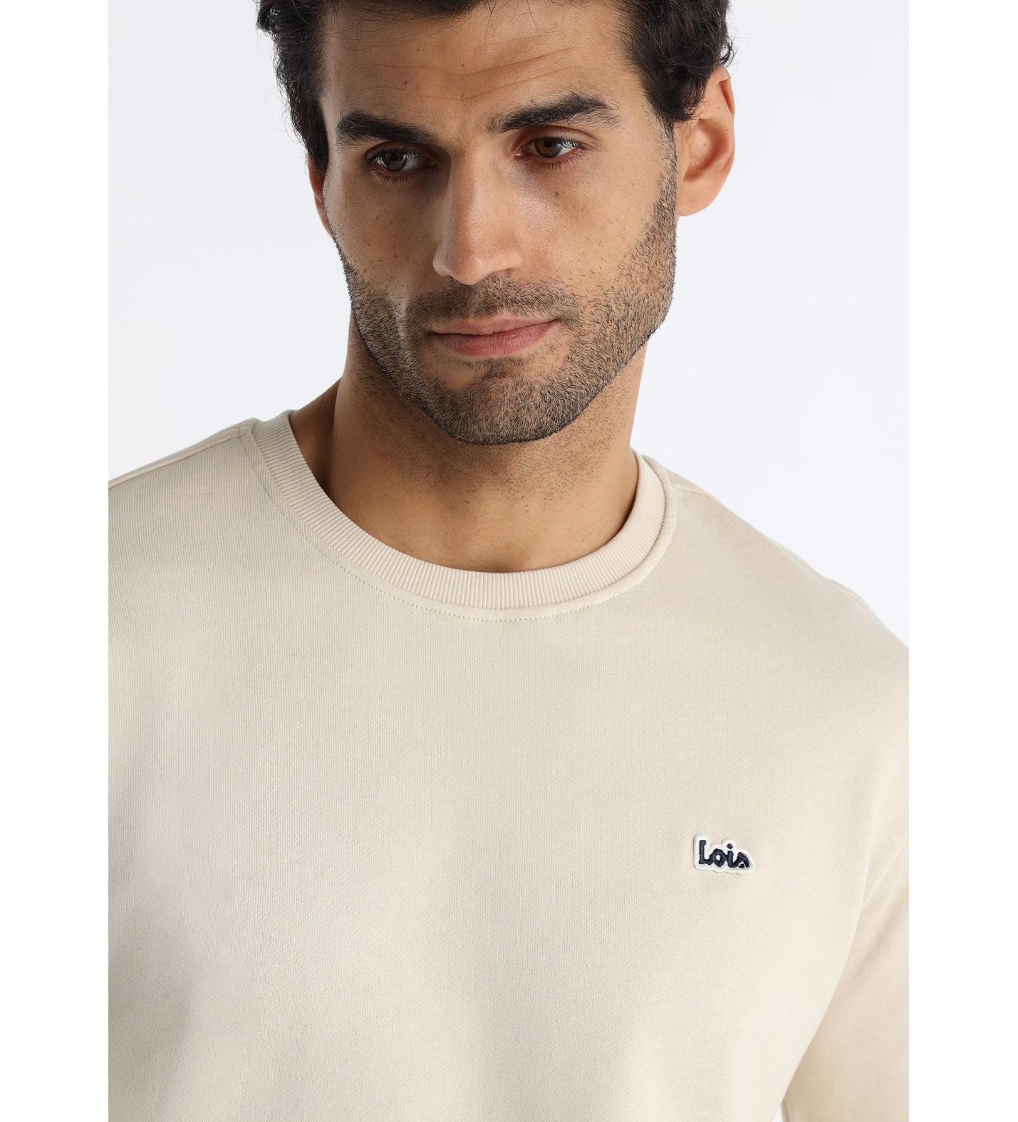 Lois Jeans Eloi beige sweatshirt