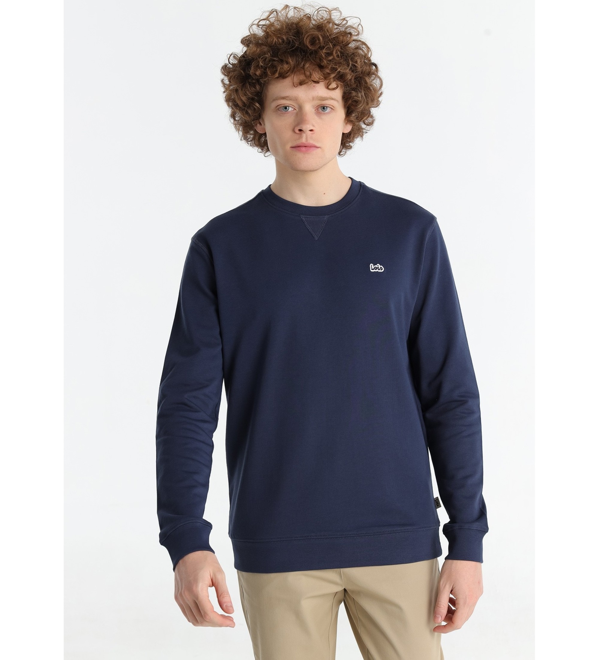 Lois Jeans Camisola sem capuz azul-marinho